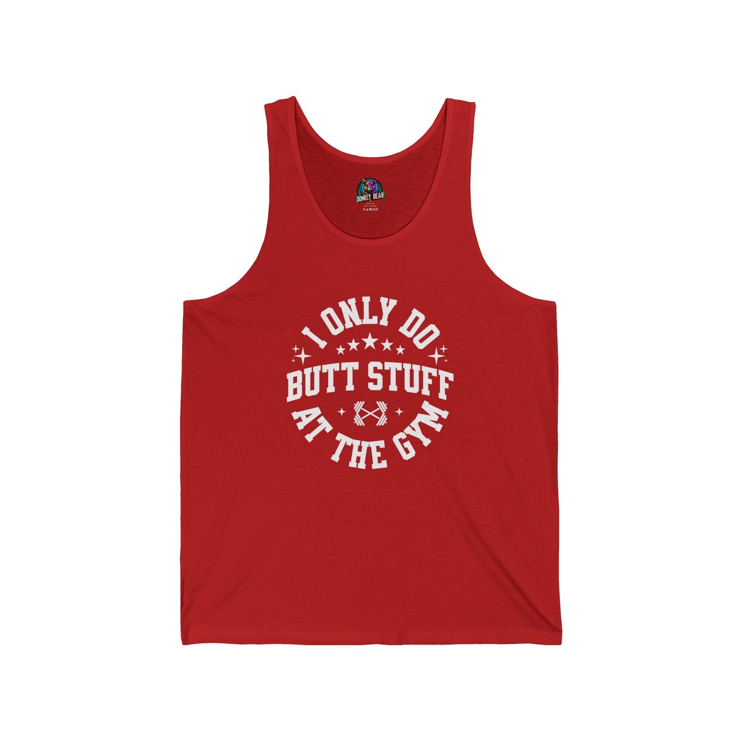 "I Only Do Butt Stuff at the Gym" Tank Top – Leg Day Just Got Funnier