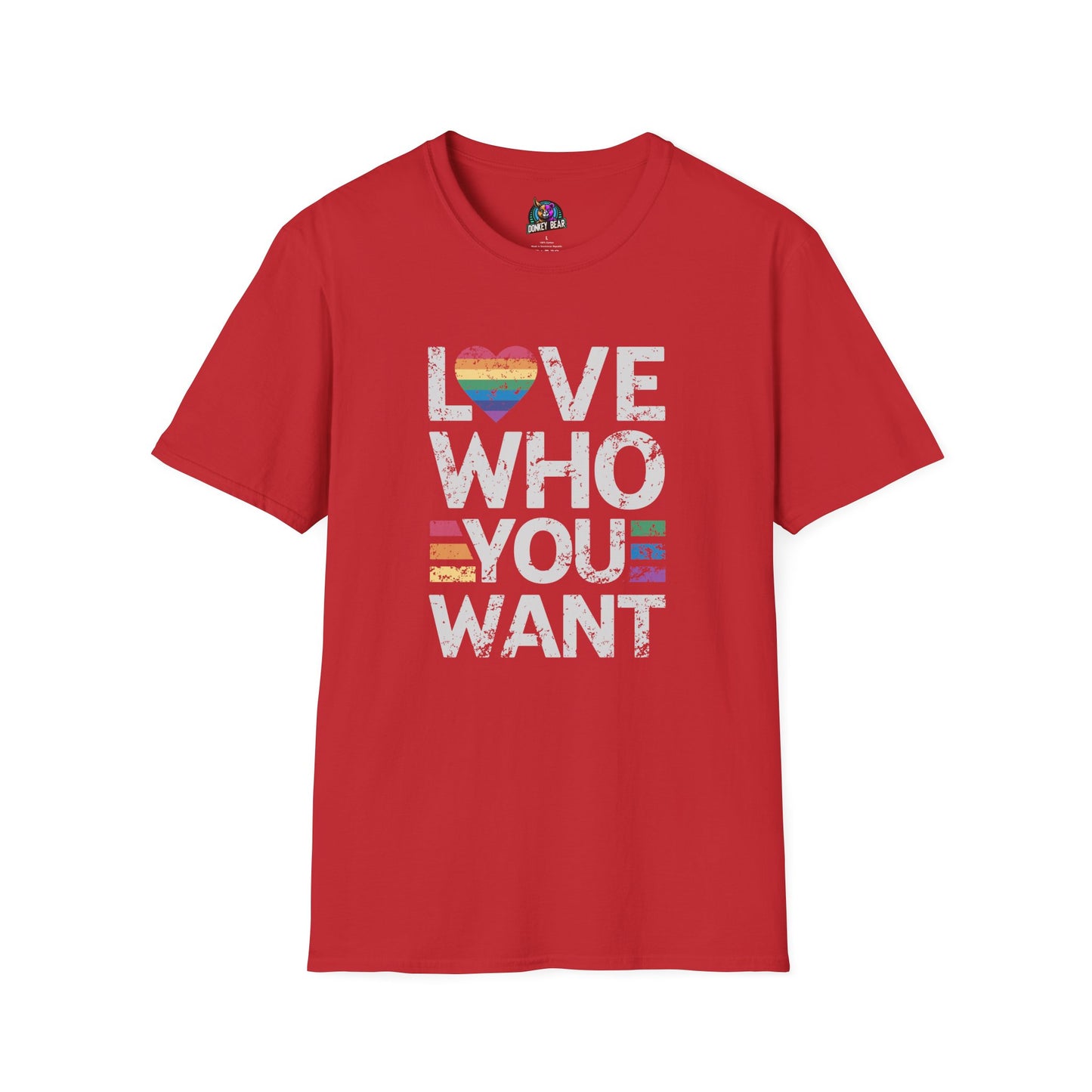 "Love Who You Want" T-Shirt – Wear Your Heart Proudly