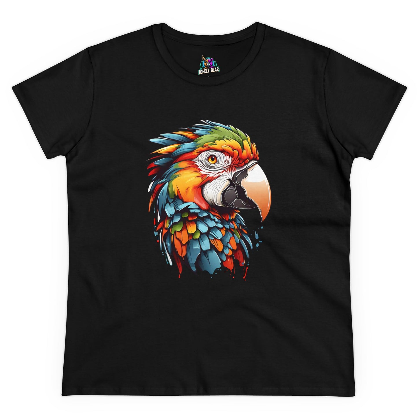 "Vibrant Parrot" T-Shirt – Bold, Colorful, and Full of Personality!
