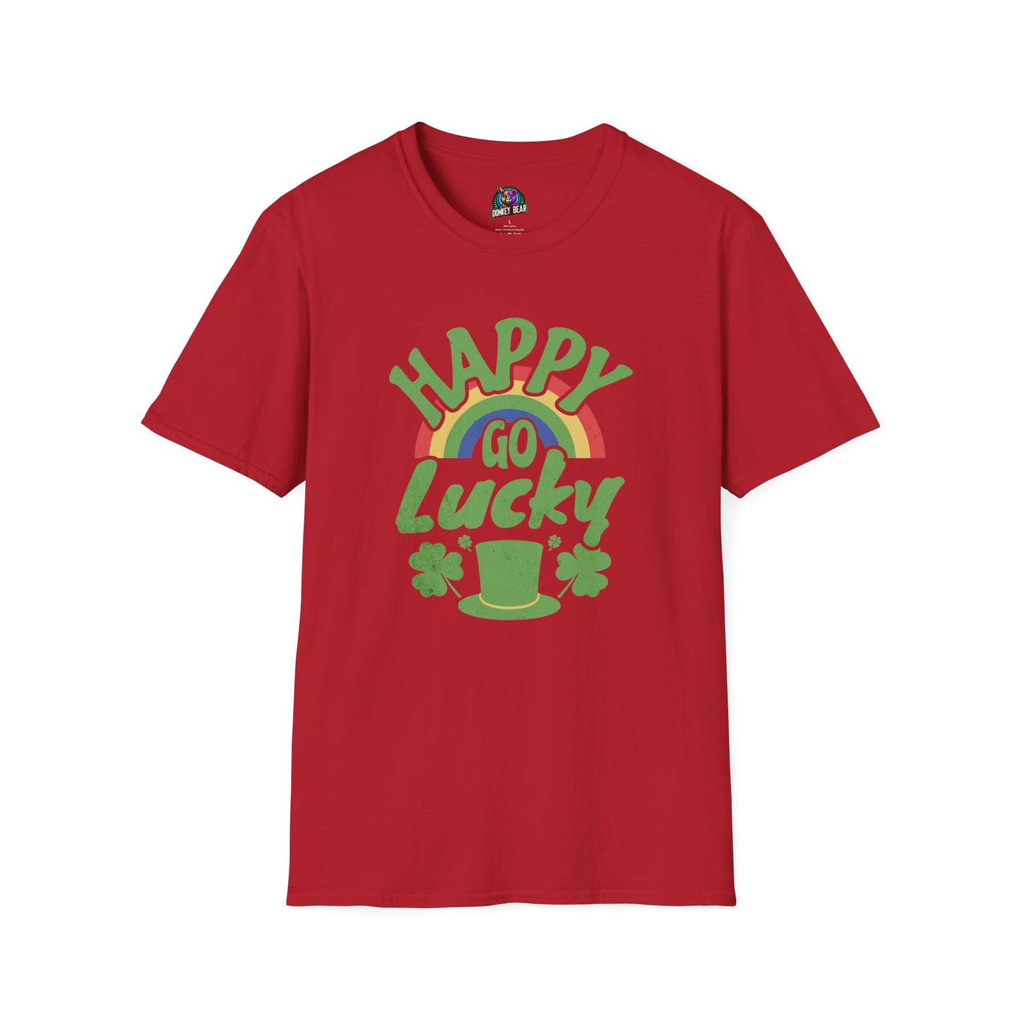"Happy Go Lucky" St. Patrick’s Day T-Shirt – Wear Your Luck with Pride!