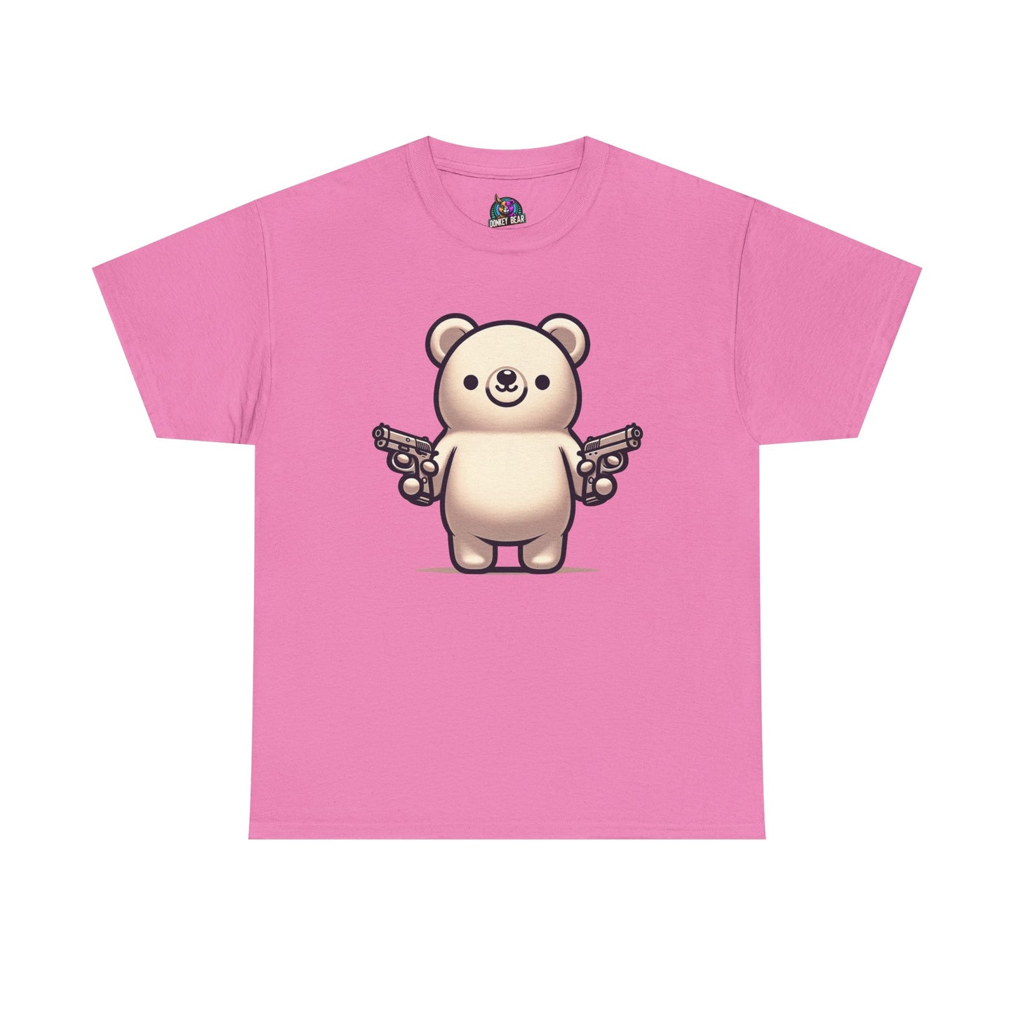 "Teddy with Attitude" T-Shirt – Cute, Cuddly, and Packing Heat