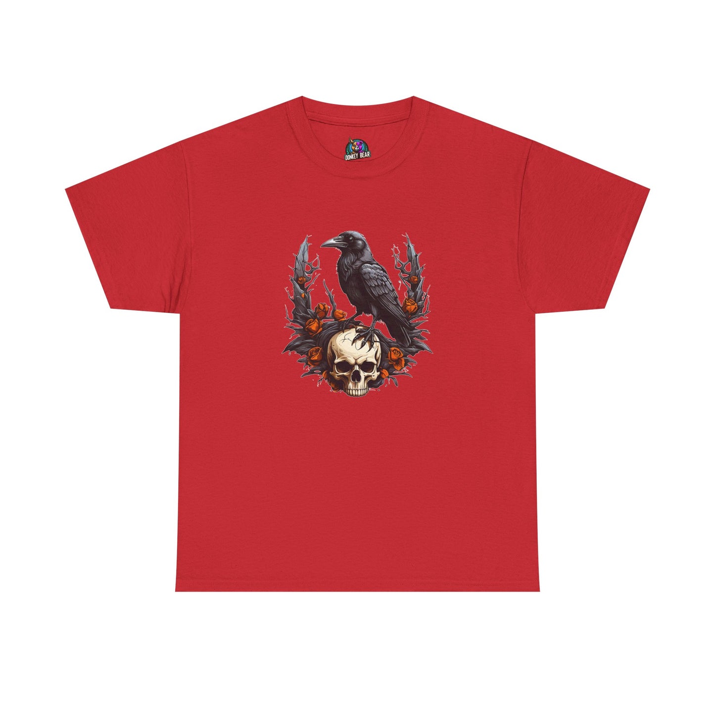 "Raven & Skull" T-Shirt – Mysterious, Dark, and Timeless 🖤
