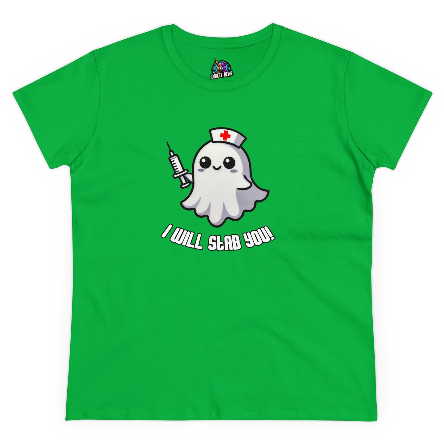"I Will Stab You" T-Shirt – The Spookiest Nurse in the Afterlife