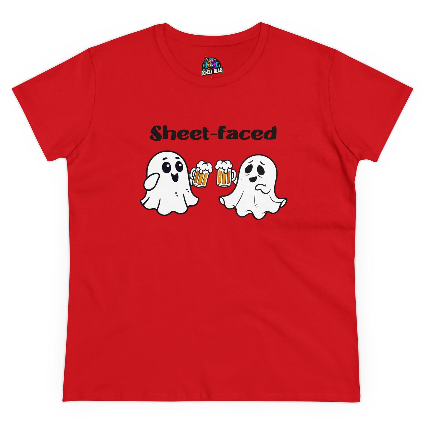 "Sheet-Faced" T-Shirt – Boo-ze Up and Party On!