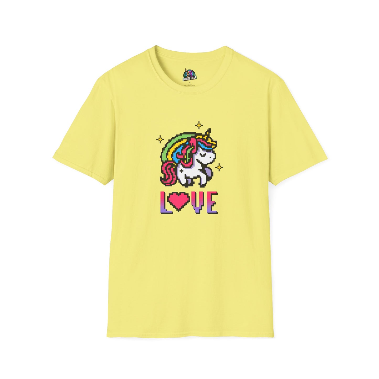 "Love 8-Bit Unicorn" T-Shirt – Retro Magic Meets Pixelated Perfection