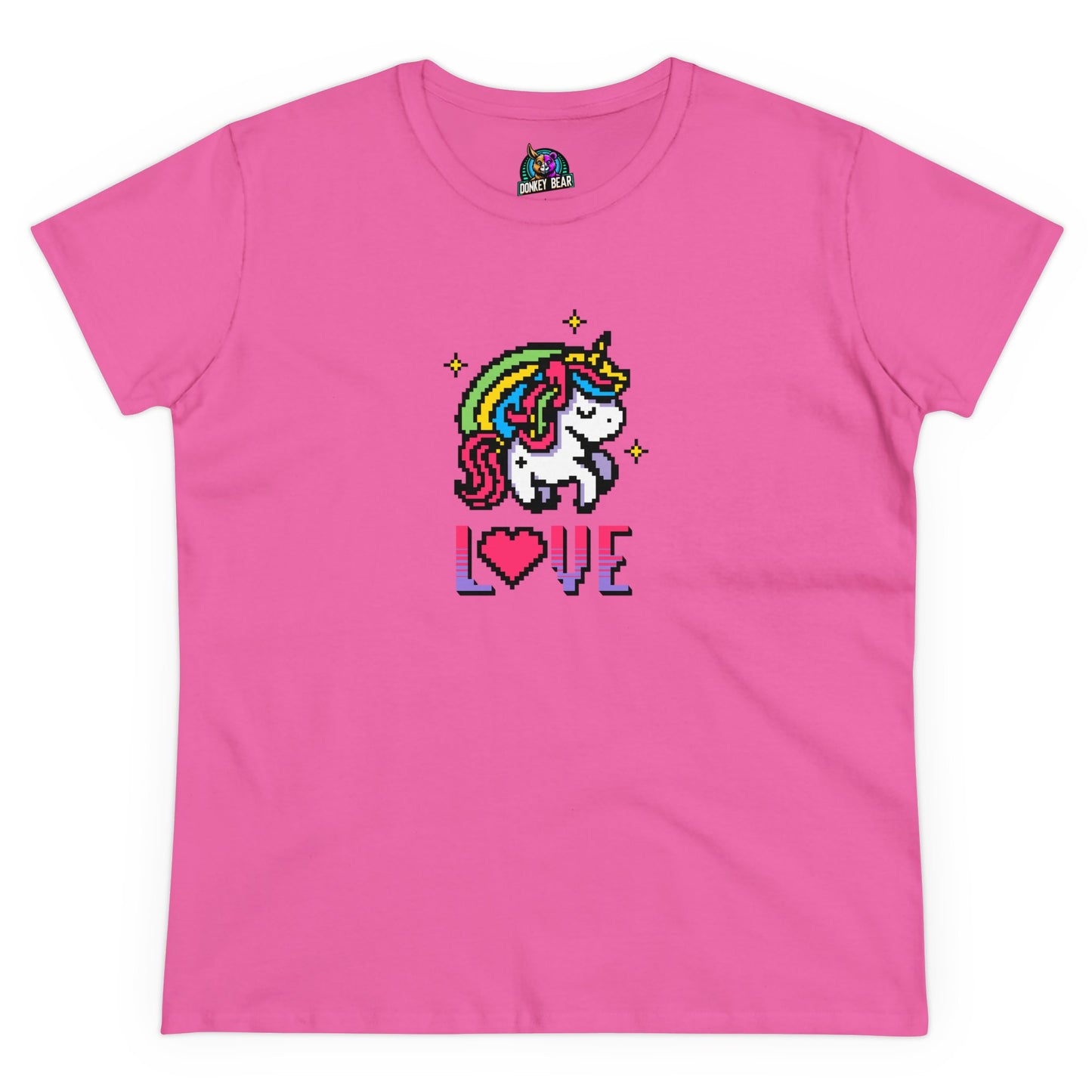 "Love 8-Bit Unicorn" T-Shirt – Retro Magic Meets Pixelated Perfection