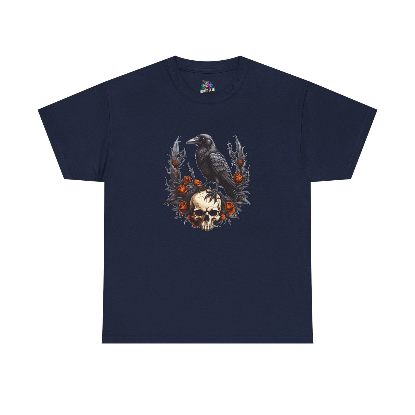 "Raven & Skull" T-Shirt – Mysterious, Dark, and Timeless 🖤