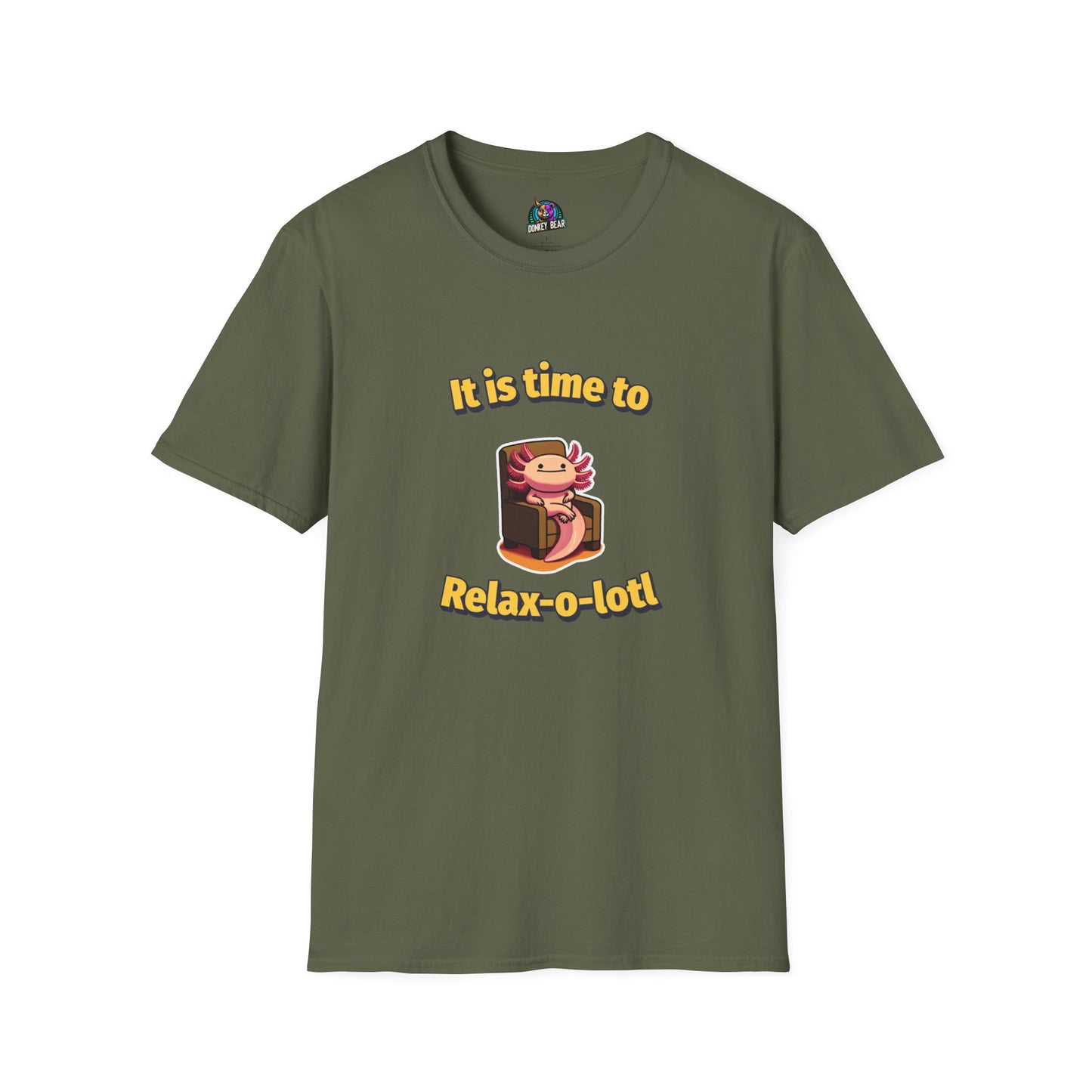 "Relax-o-Lotl" T-Shirt – The Chillest Amphibian Around