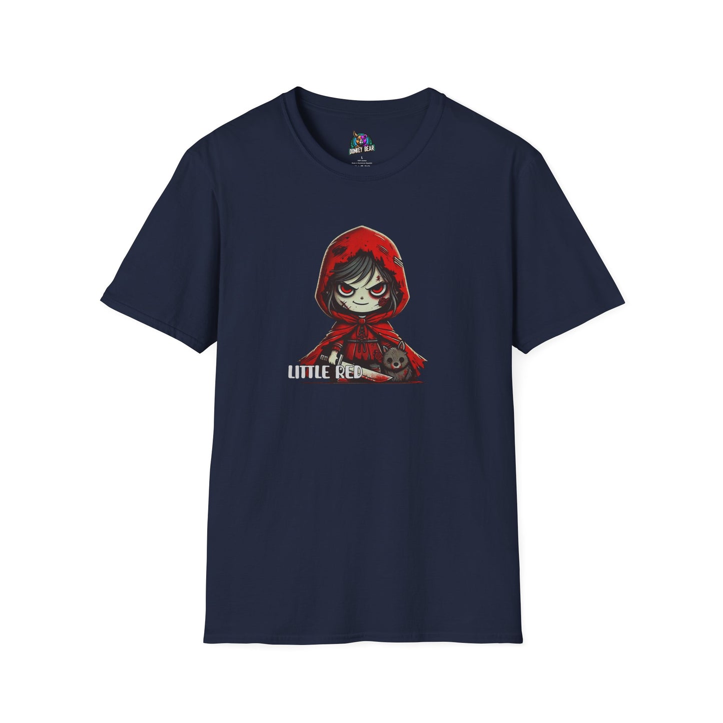 Creepy Red Riding Hood T-Shirt – A Dark Twist on a Classic Tale