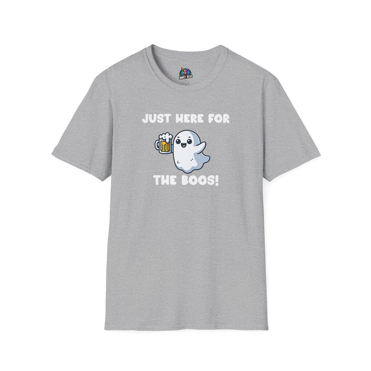 "Only Here for the Boos" T-Shirt – Spooky Sips & Ghostly Good Times