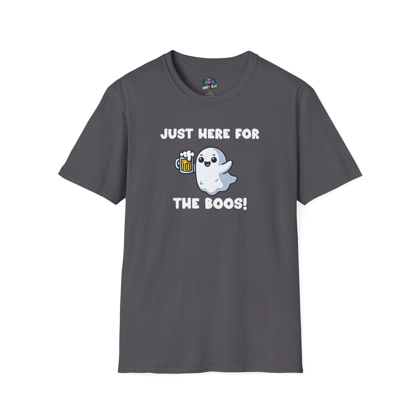 "Only Here for the Boos" T-Shirt – Spooky Sips & Ghostly Good Times