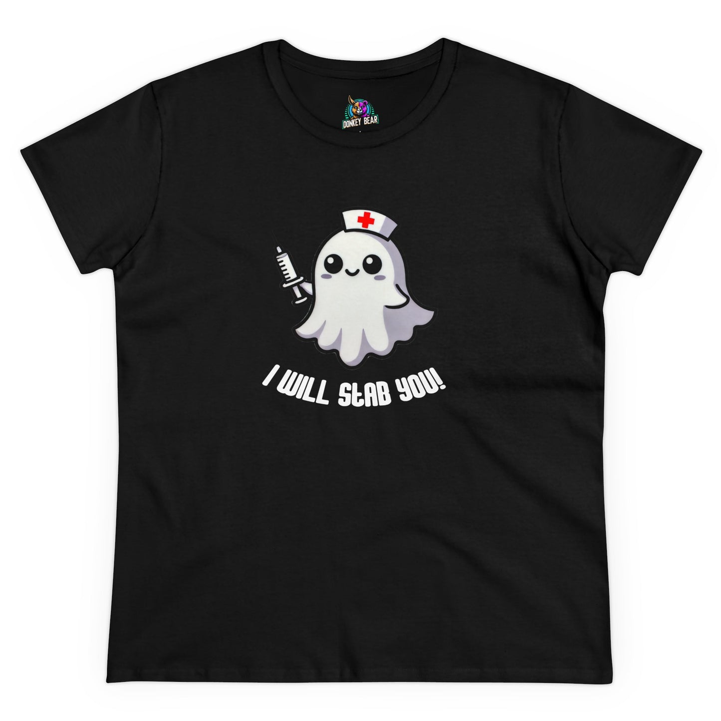 "I Will Stab You" T-Shirt – The Spookiest Nurse in the Afterlife