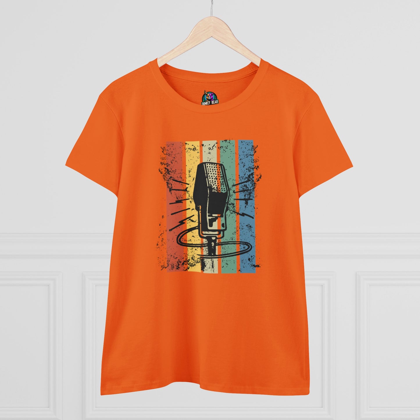 "Retro Mic" T-Shirt – Vintage Vibes, Timeless Sound