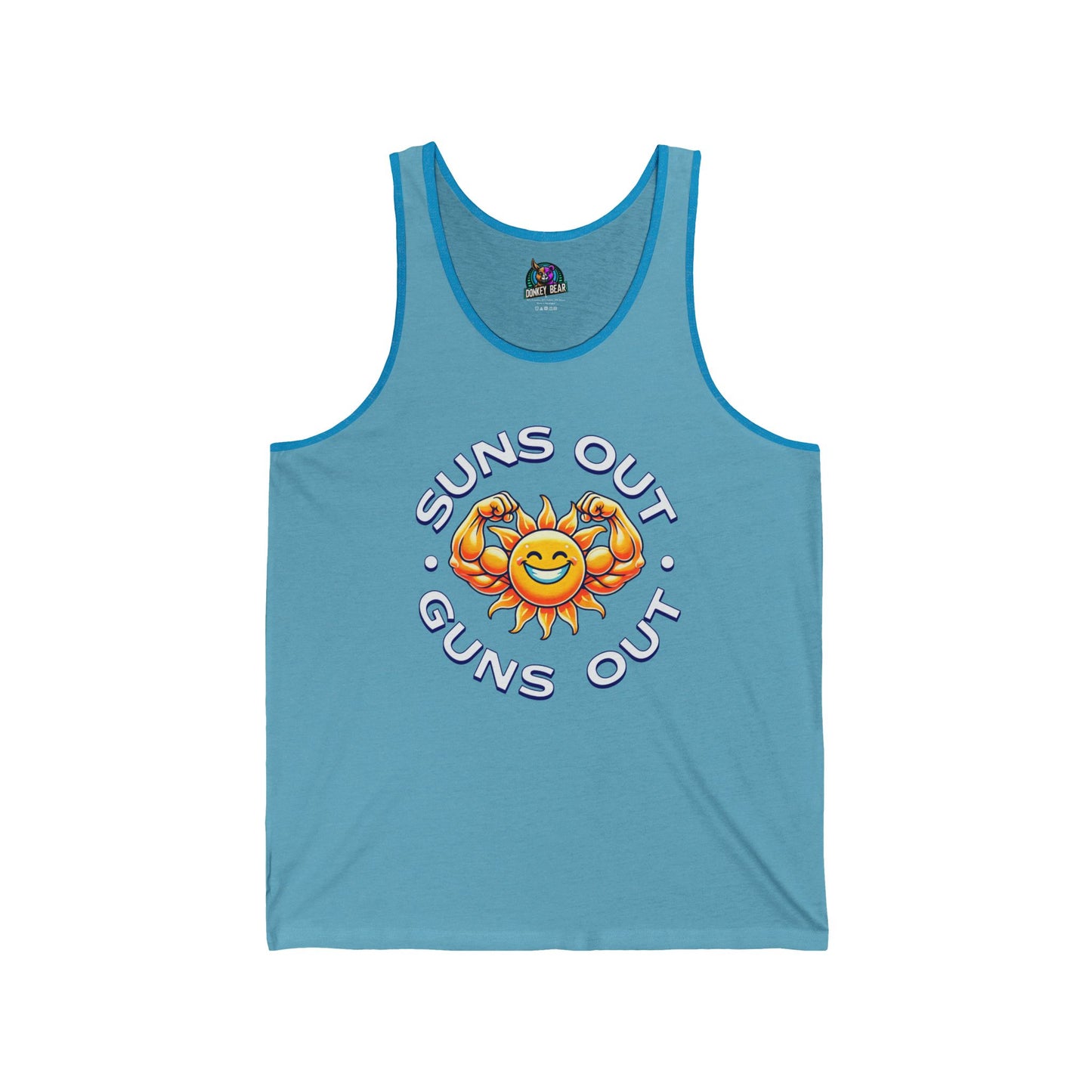 "Suns Out, Guns Out" Tank Top – Flex Hard, Shine Bright