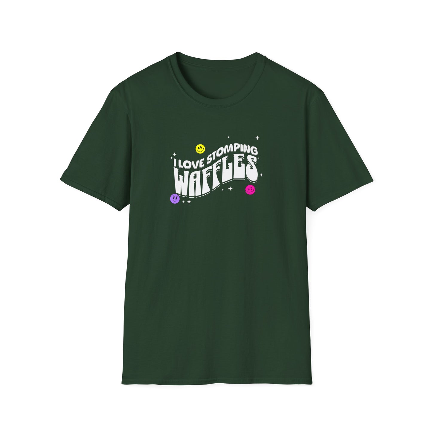 "Waffle Stomping" T-Shirt – A Bold Statement in Questionable Decisions