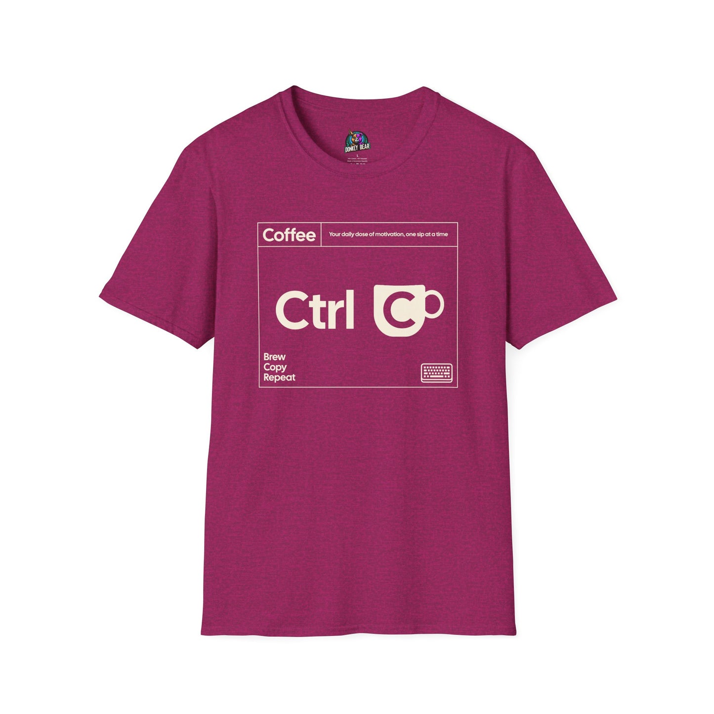 "Ctrl + C Coffee" T-Shirt – Copy, Paste, Caffeinate!