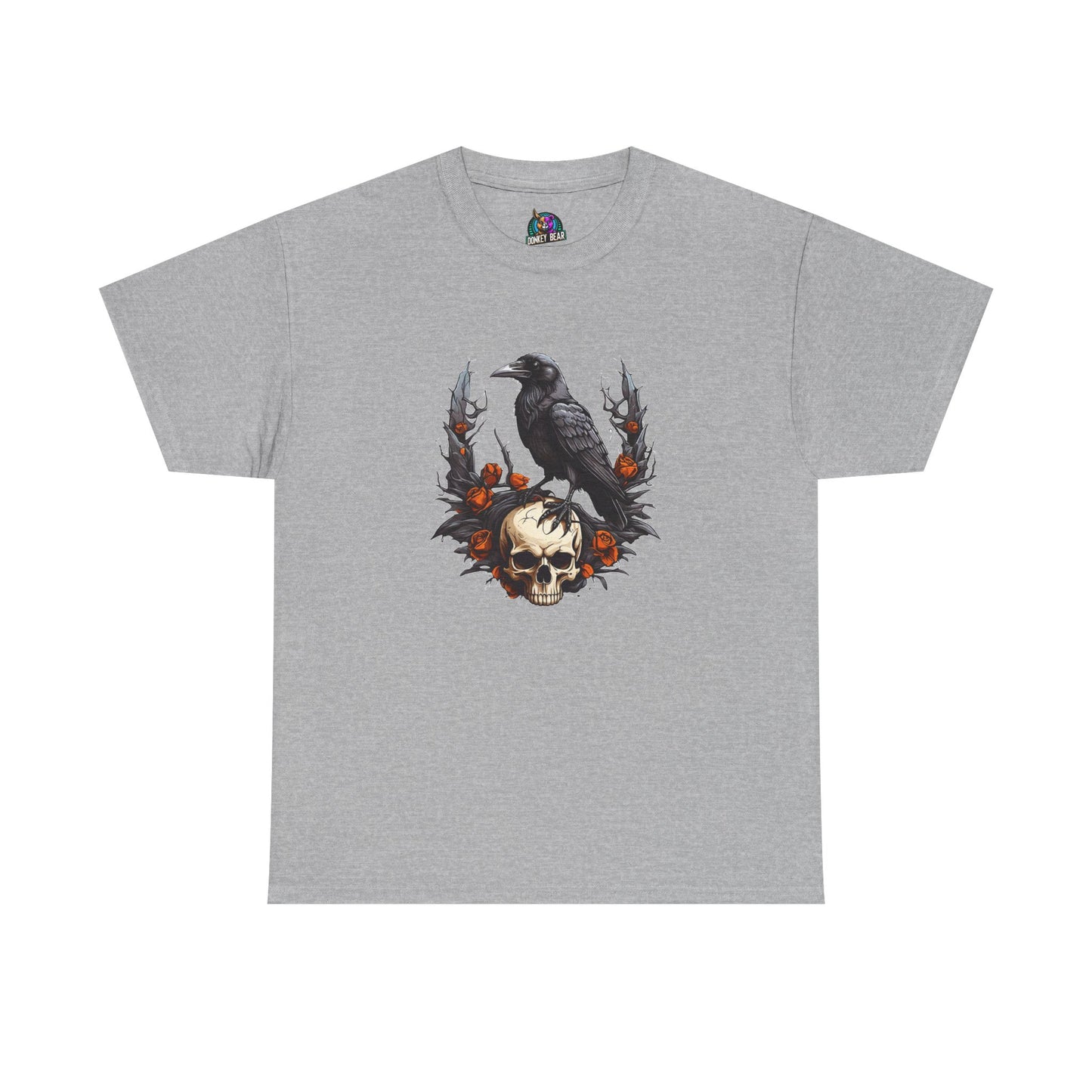 "Raven & Skull" T-Shirt – Mysterious, Dark, and Timeless 🖤