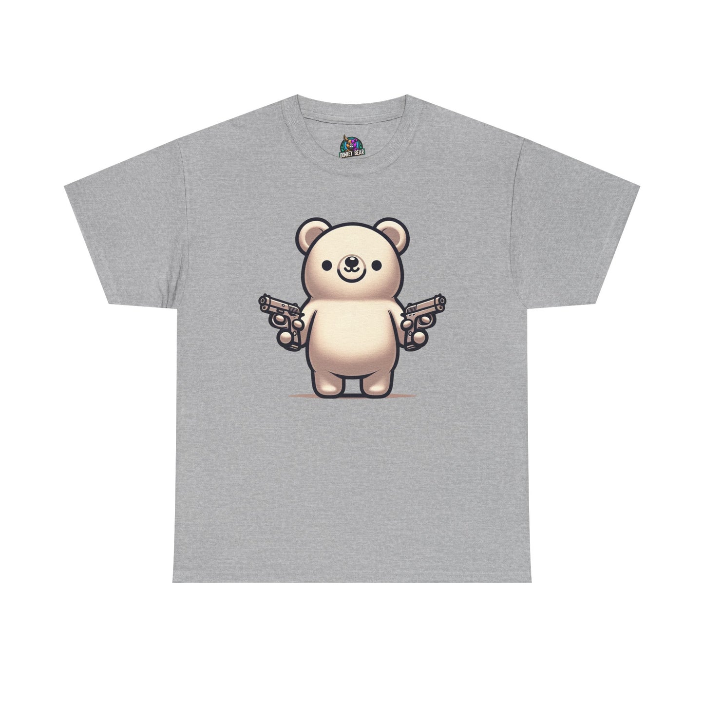 "Teddy with Attitude" T-Shirt – Cute, Cuddly, and Packing Heat