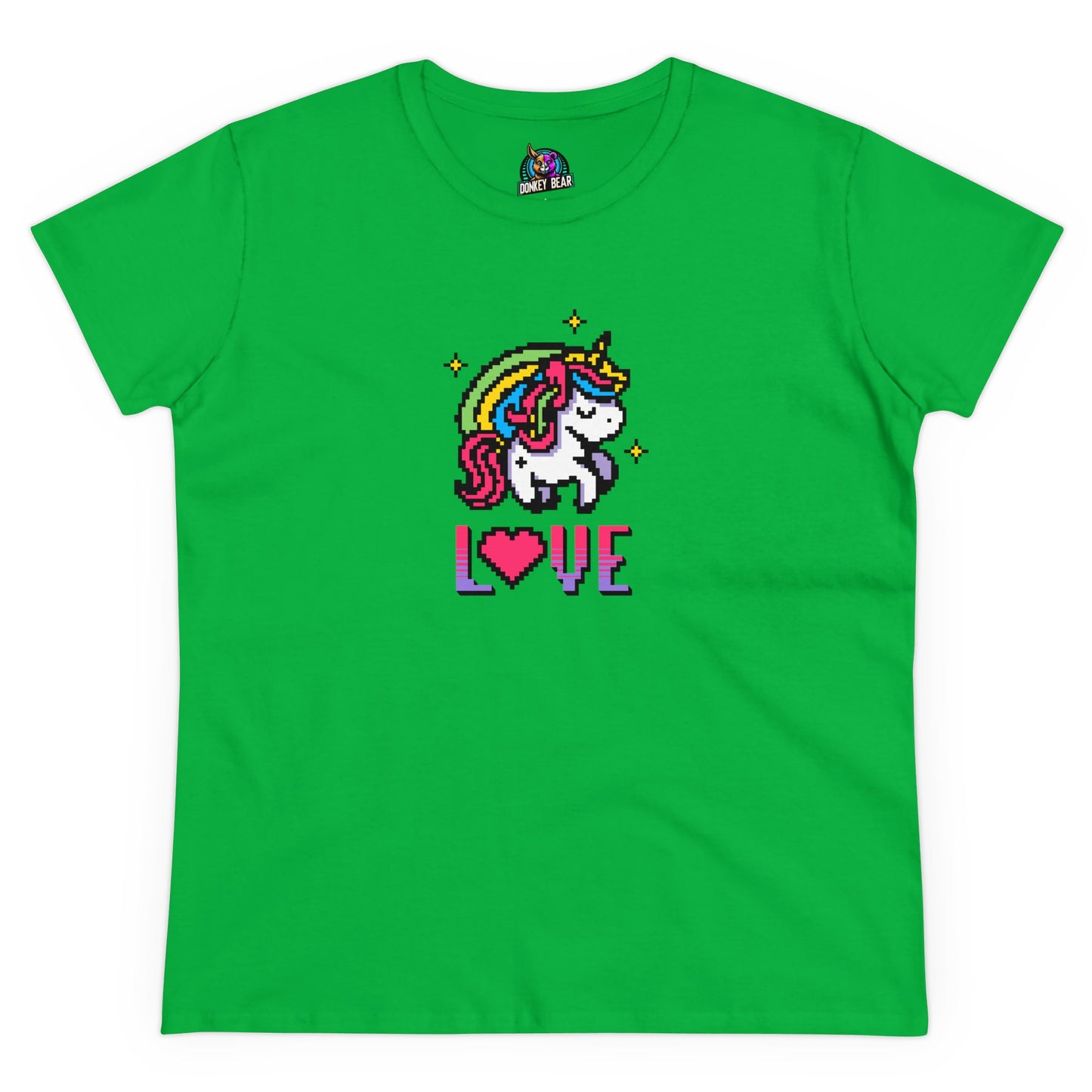 "Love 8-Bit Unicorn" T-Shirt – Retro Magic Meets Pixelated Perfection