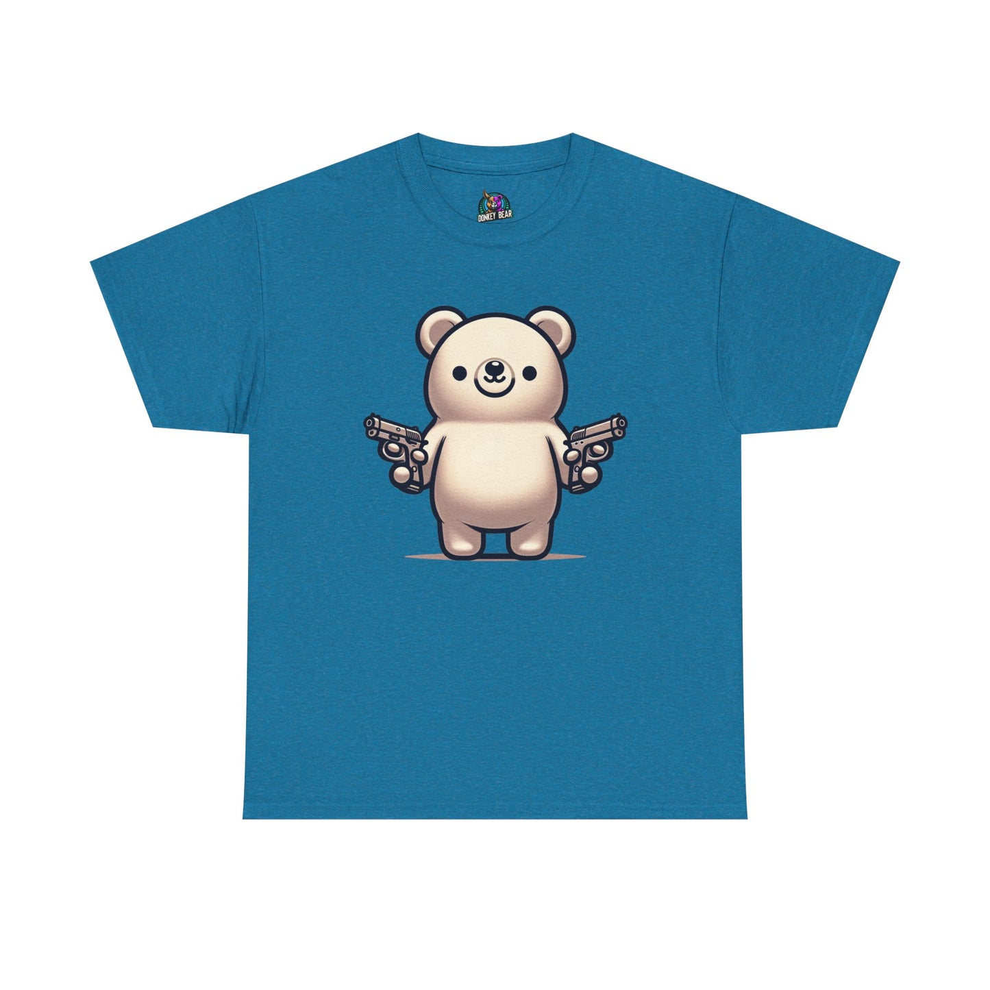 "Teddy with Attitude" T-Shirt – Cute, Cuddly, and Packing Heat