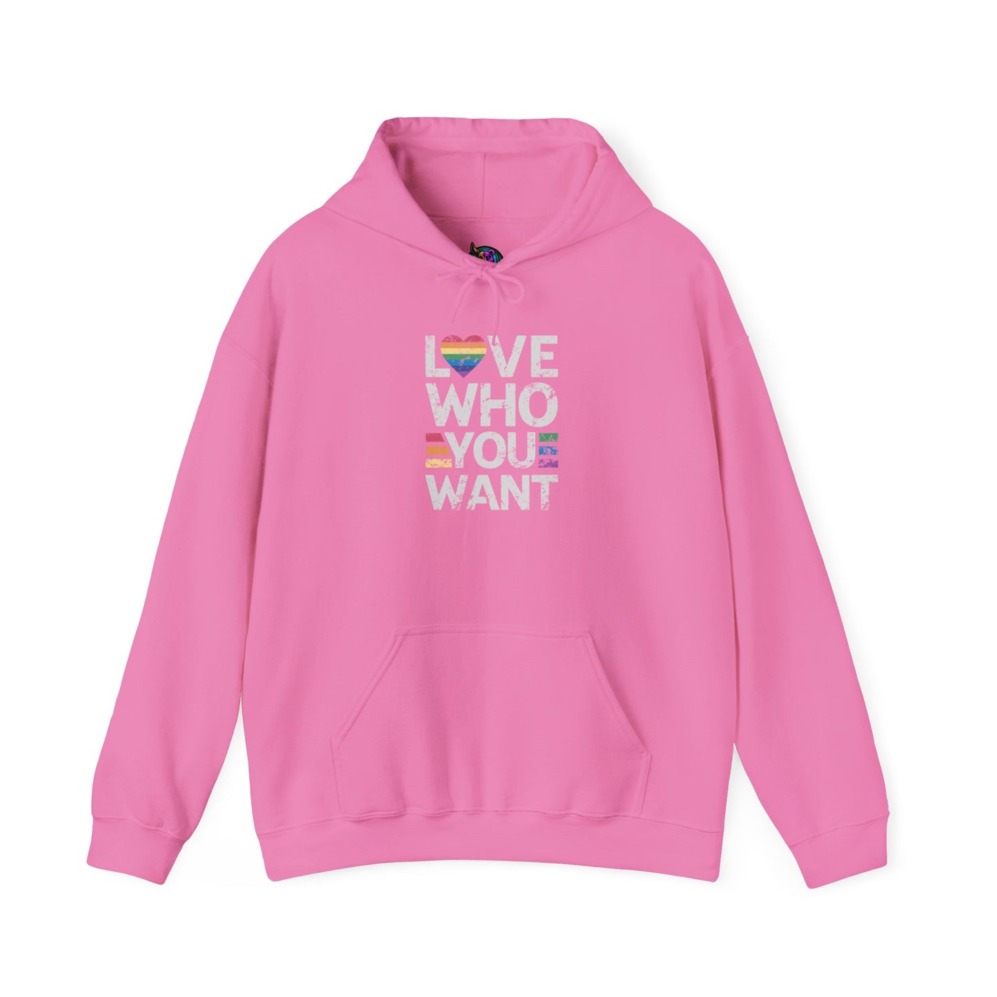 "Love Who You Want" Hoodie – Wear Your Pride, Own Your Love
