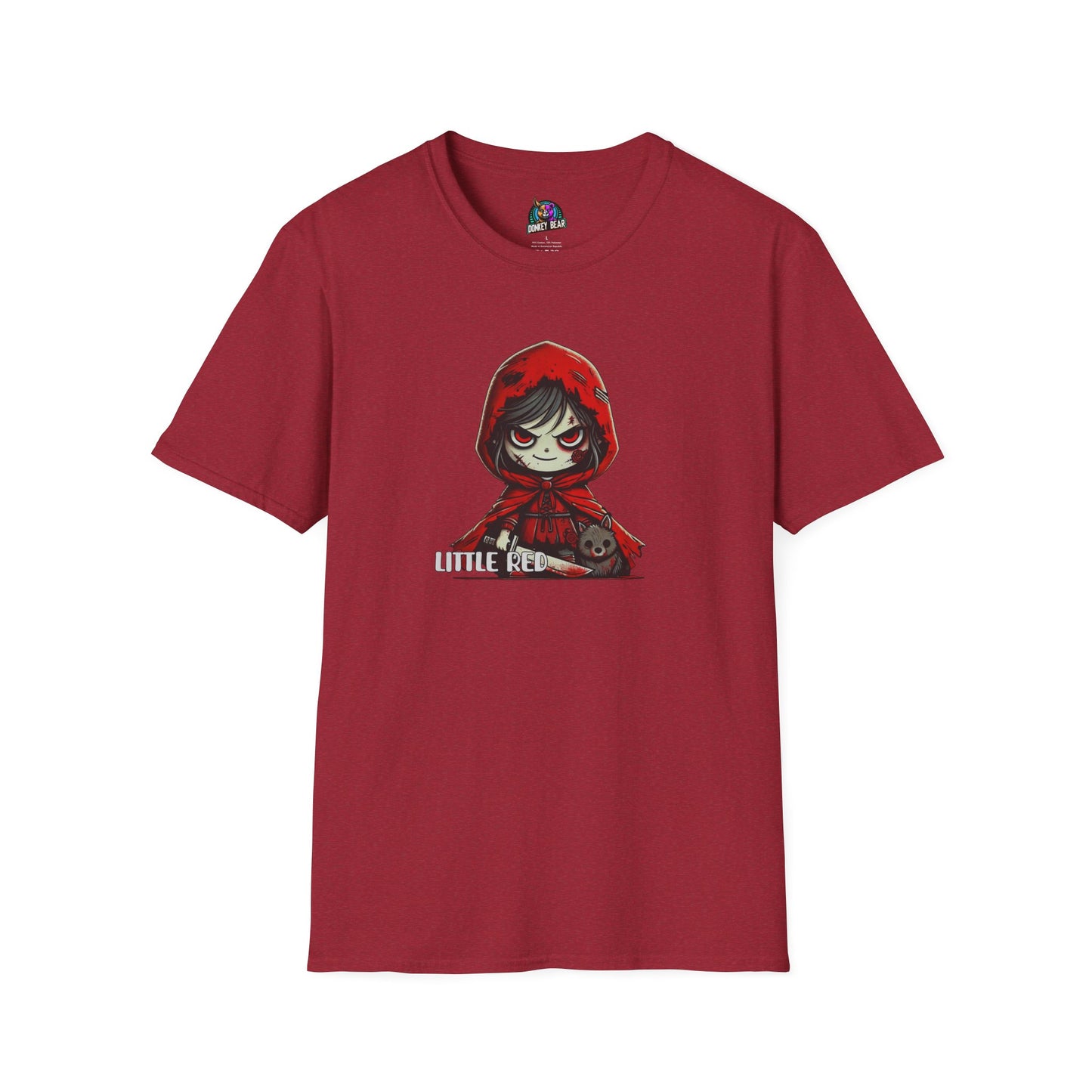 Creepy Red Riding Hood T-Shirt – A Dark Twist on a Classic Tale
