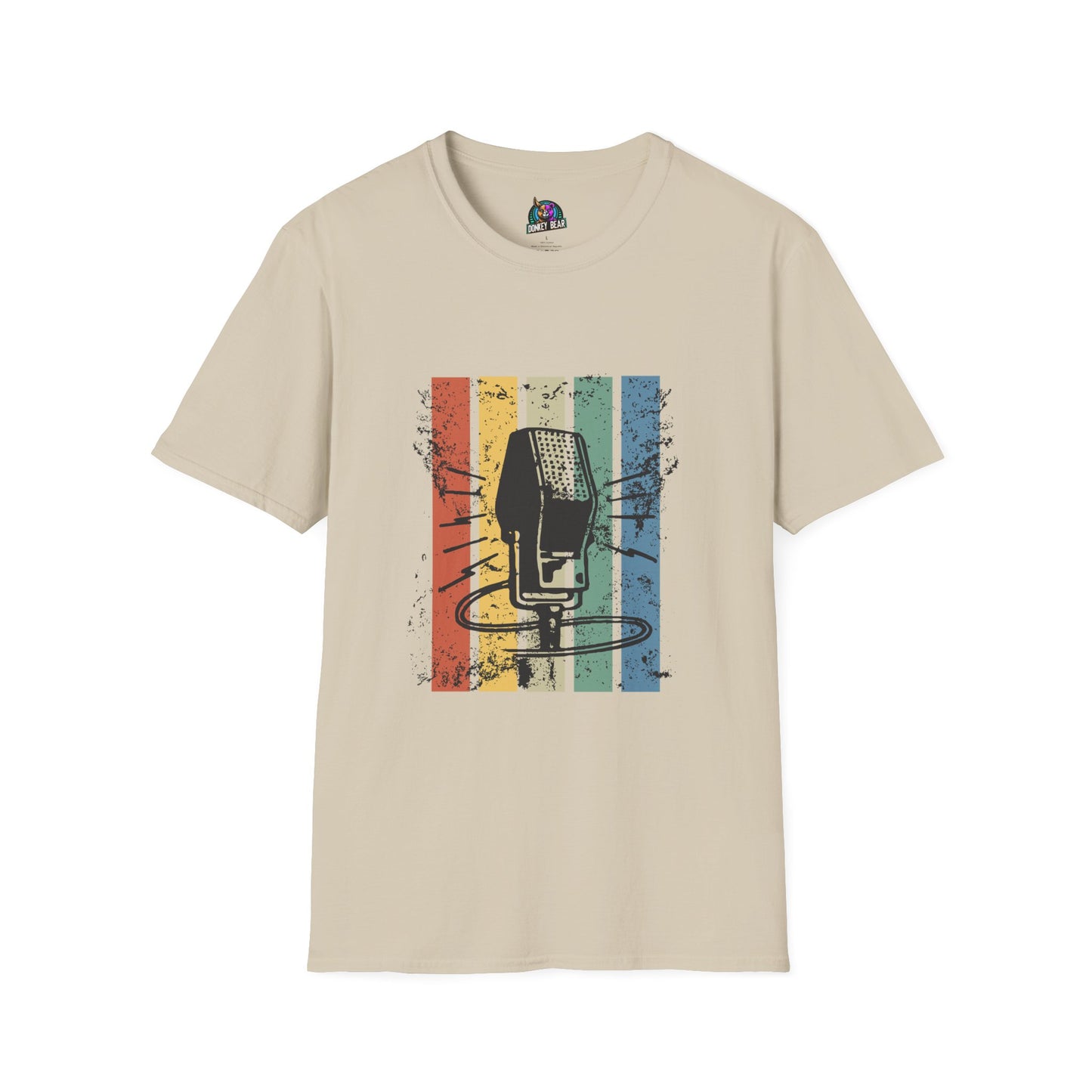 "Retro Mic" T-Shirt – Vintage Vibes, Timeless Sound