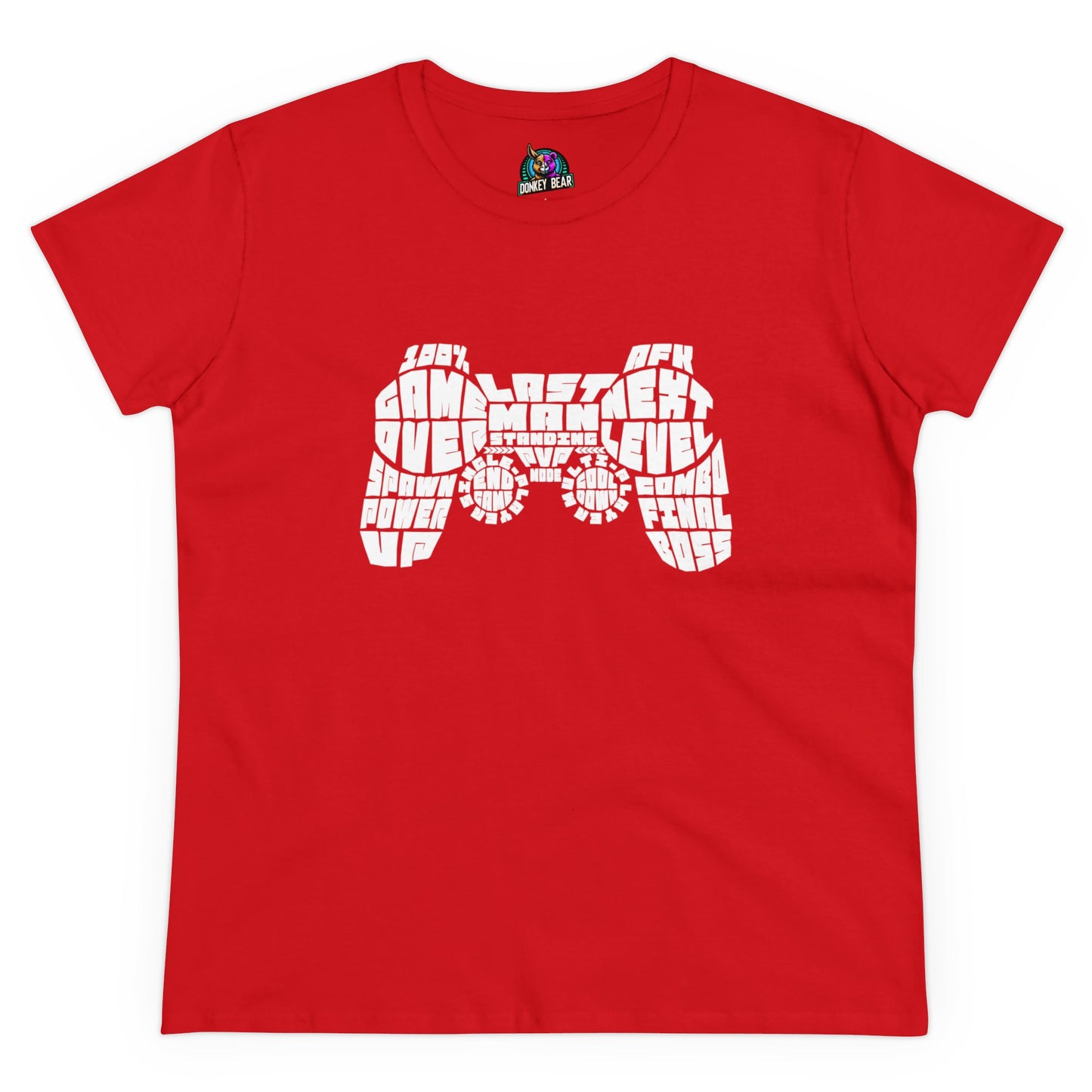 Word Art Gamer Controller T-Shirt – Where Words Meet Play
