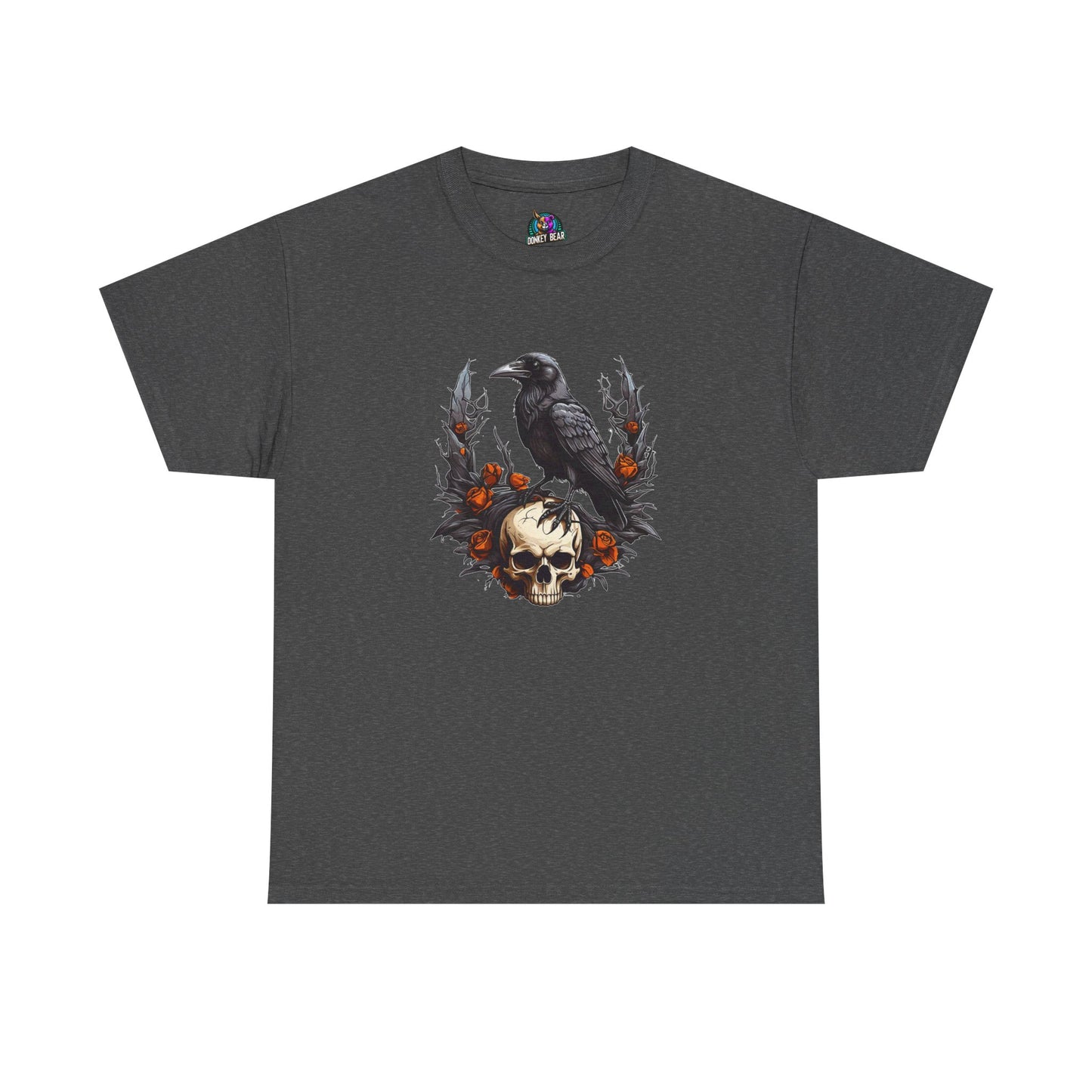 "Raven & Skull" T-Shirt – Mysterious, Dark, and Timeless 🖤