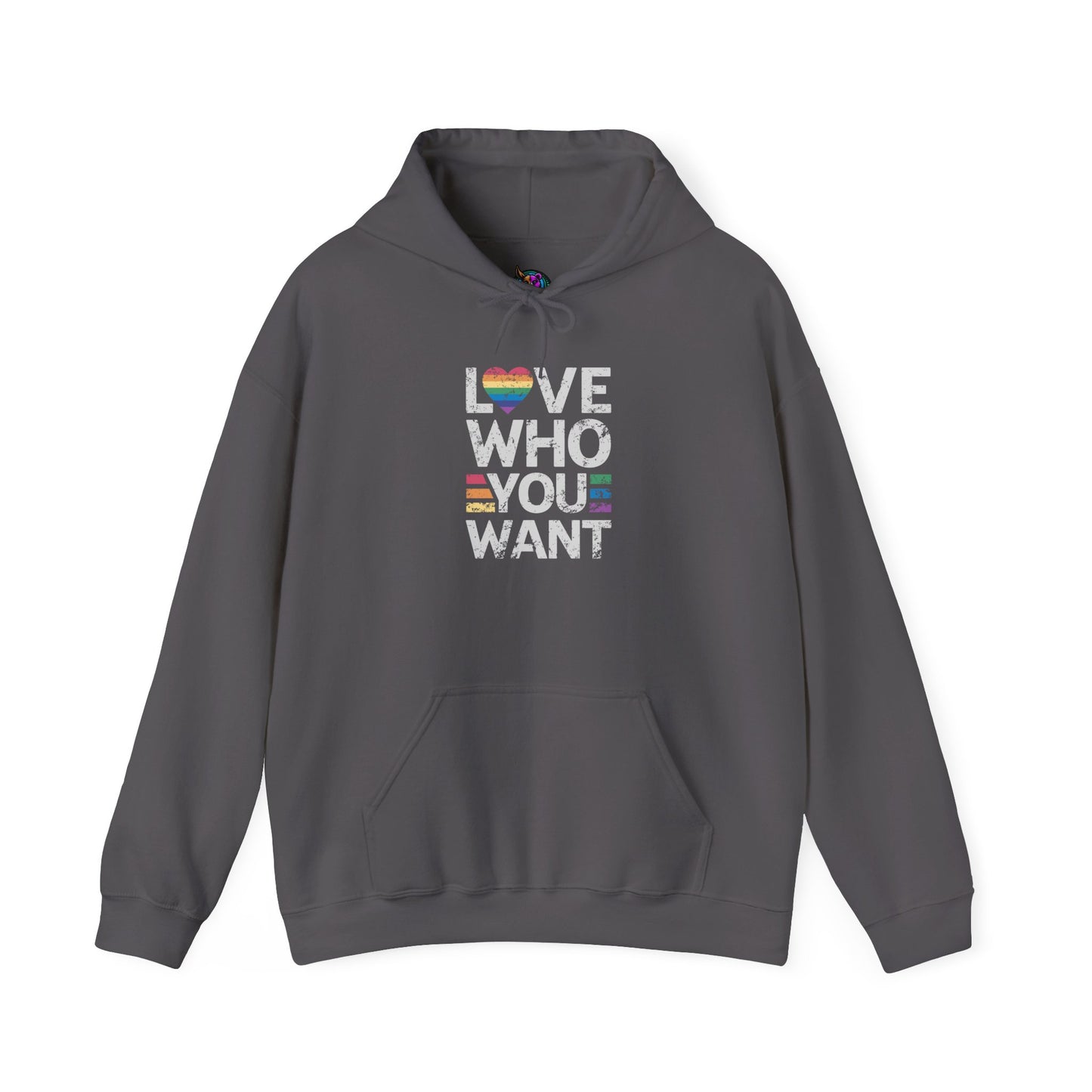 "Love Who You Want" Hoodie – Wear Your Pride, Own Your Love