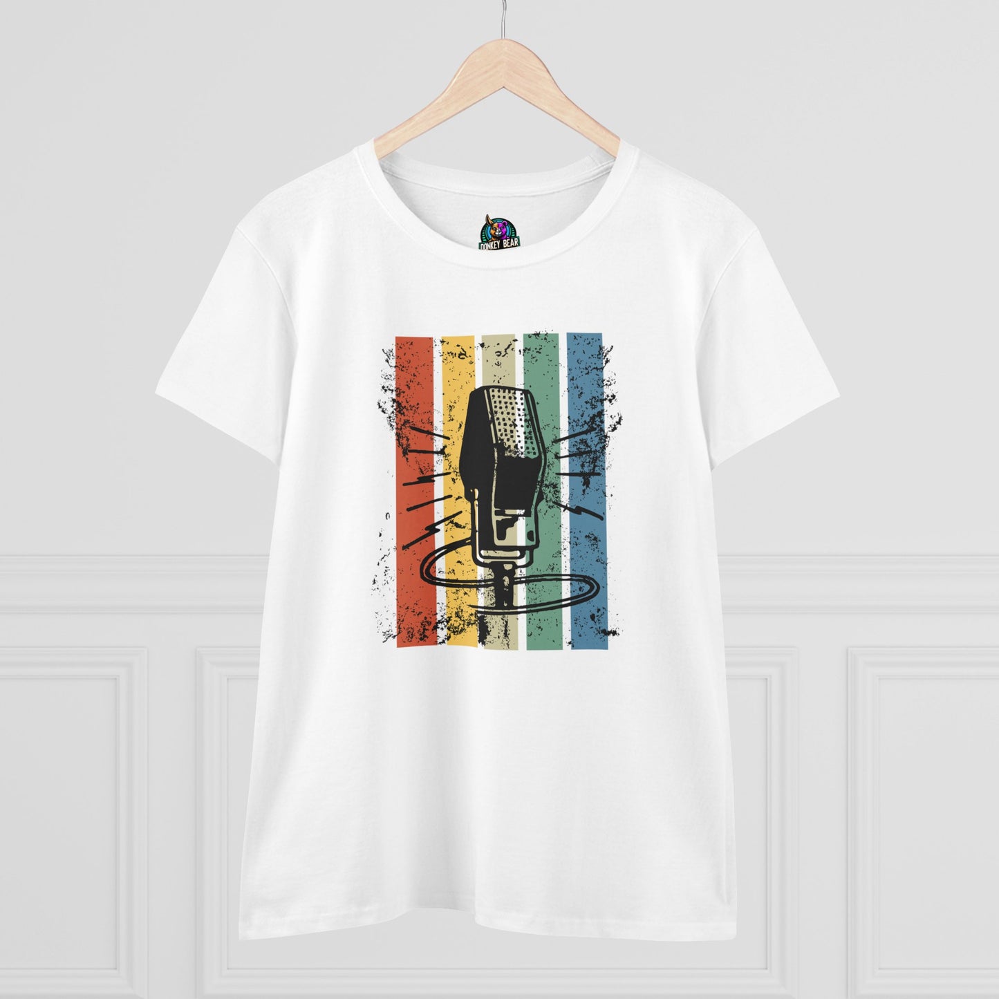 "Retro Mic" T-Shirt – Vintage Vibes, Timeless Sound