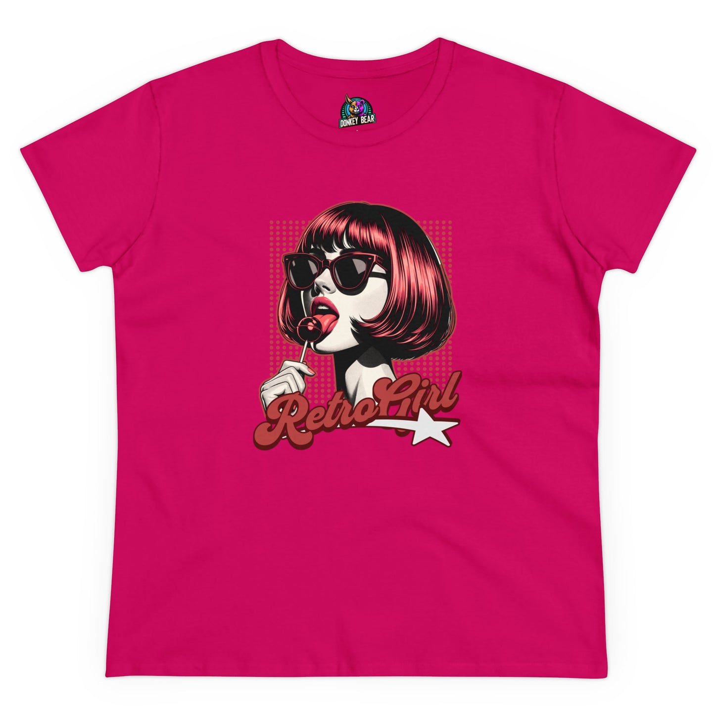 "Retro Girl" T-Shirt – Vintage Vibes, Modern Style
