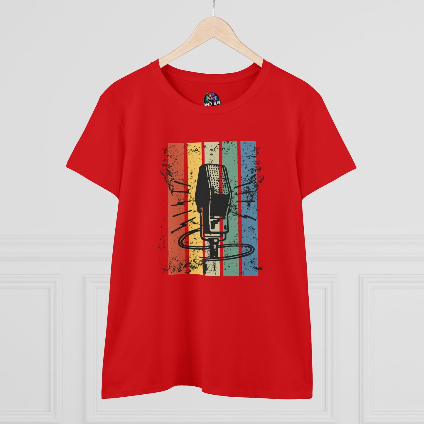 "Retro Mic" T-Shirt – Vintage Vibes, Timeless Sound