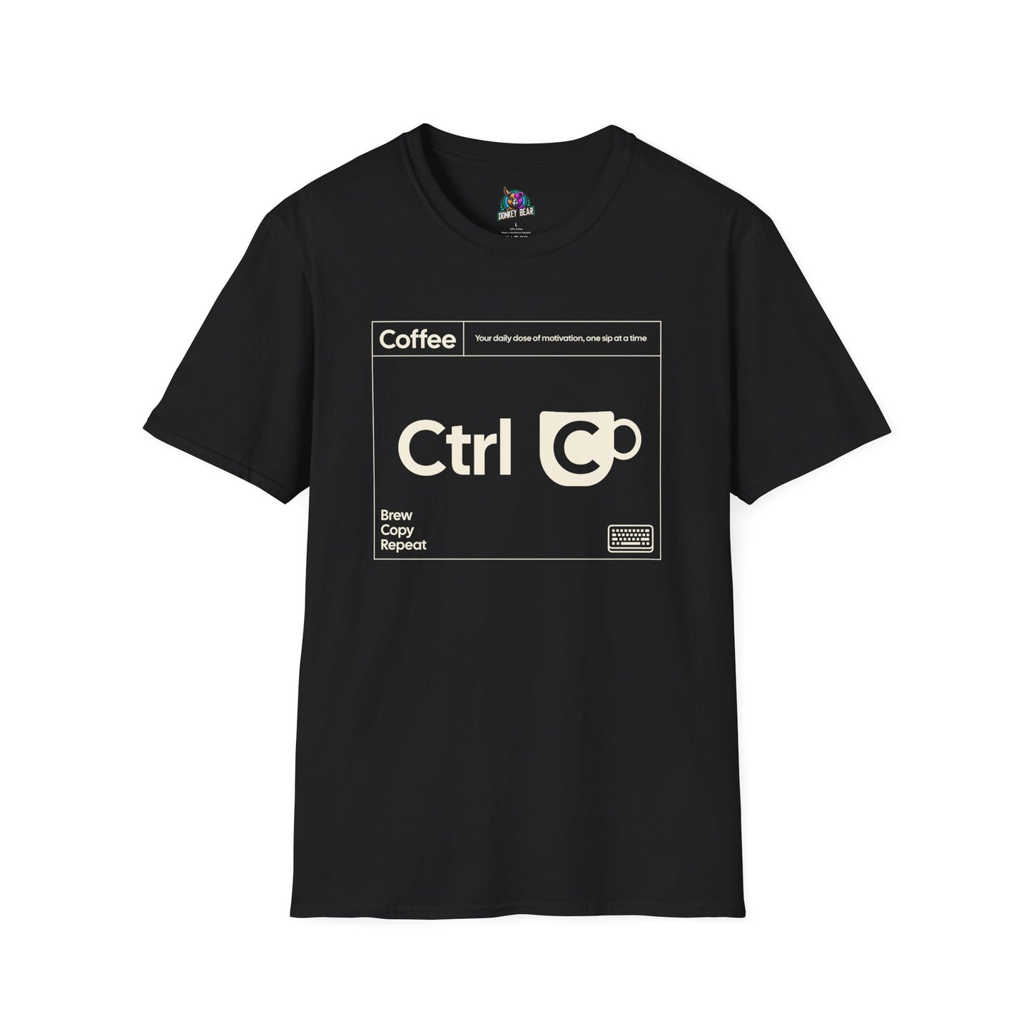 "Ctrl + C Coffee" T-Shirt – Copy, Paste, Caffeinate!