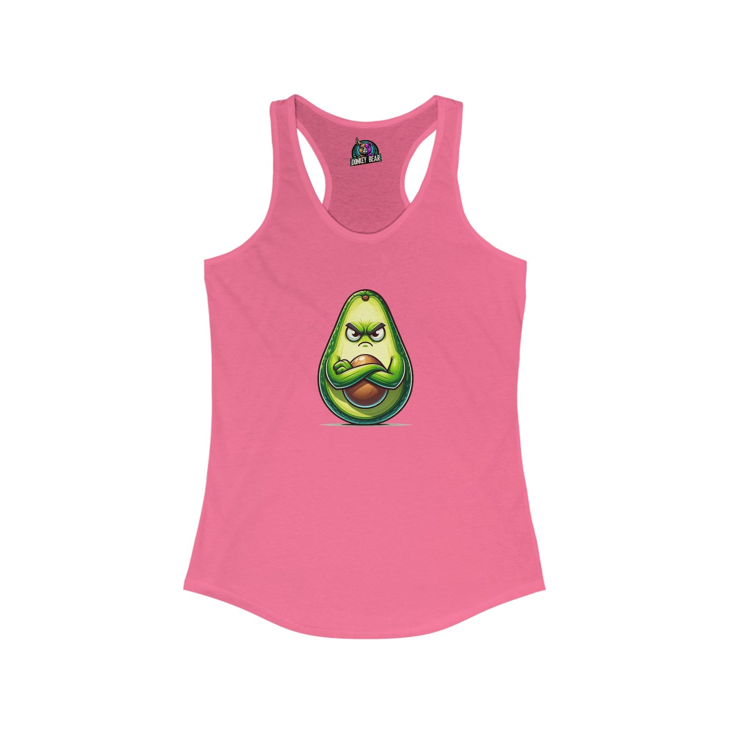 Angry Avocado Tank Top – Spicy Attitude, Extra Guac!