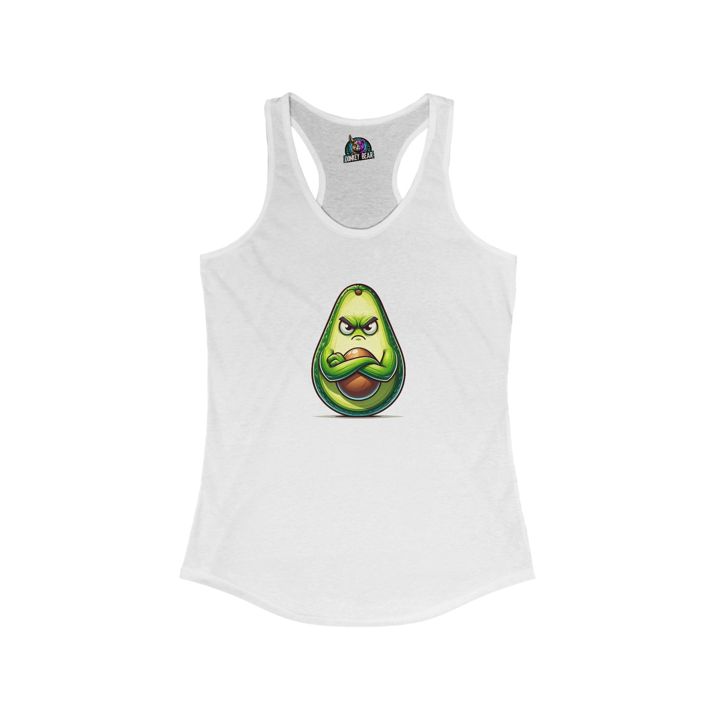 Angry Avocado Tank Top – Spicy Attitude, Extra Guac!