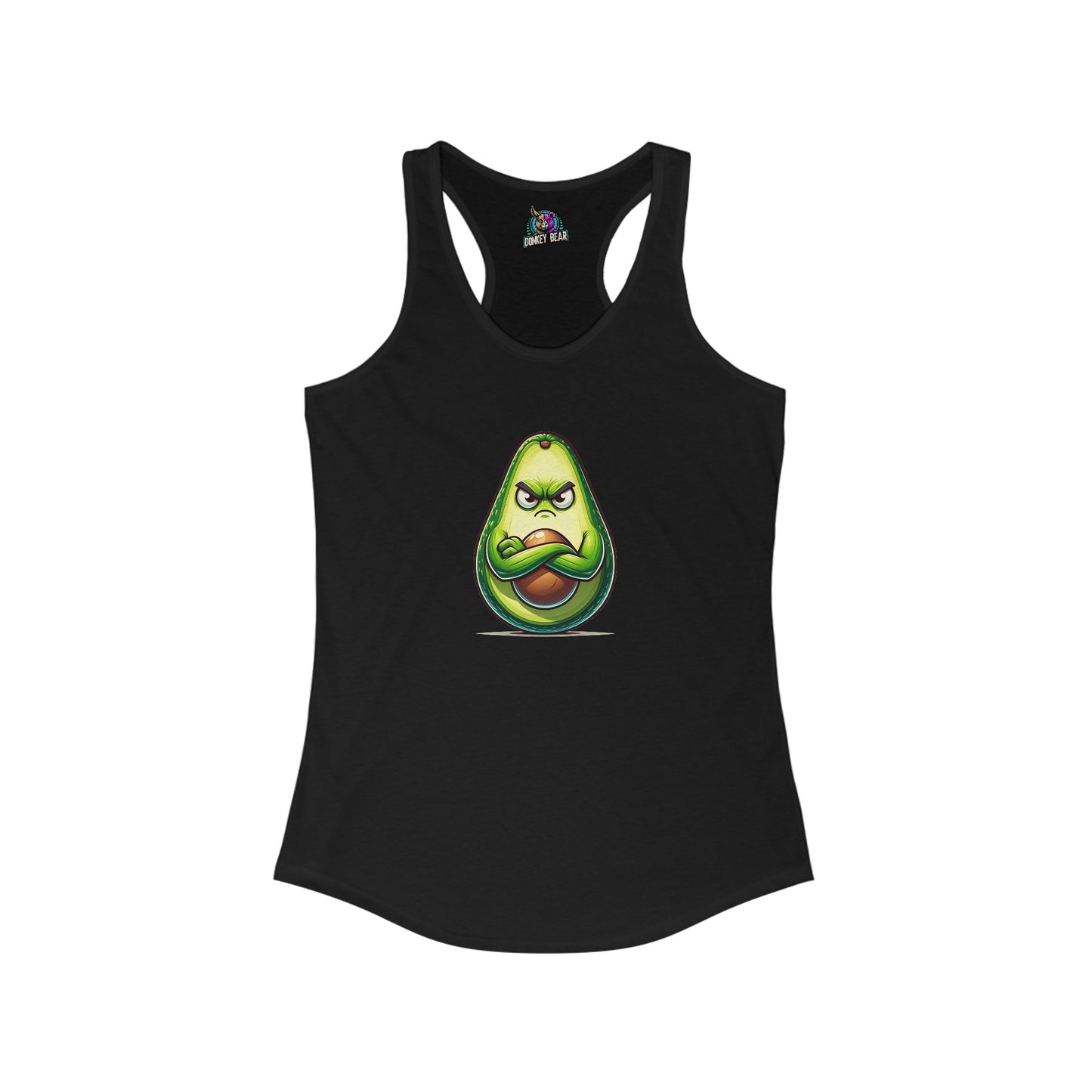 Angry Avocado Tank Top – Spicy Attitude, Extra Guac!
