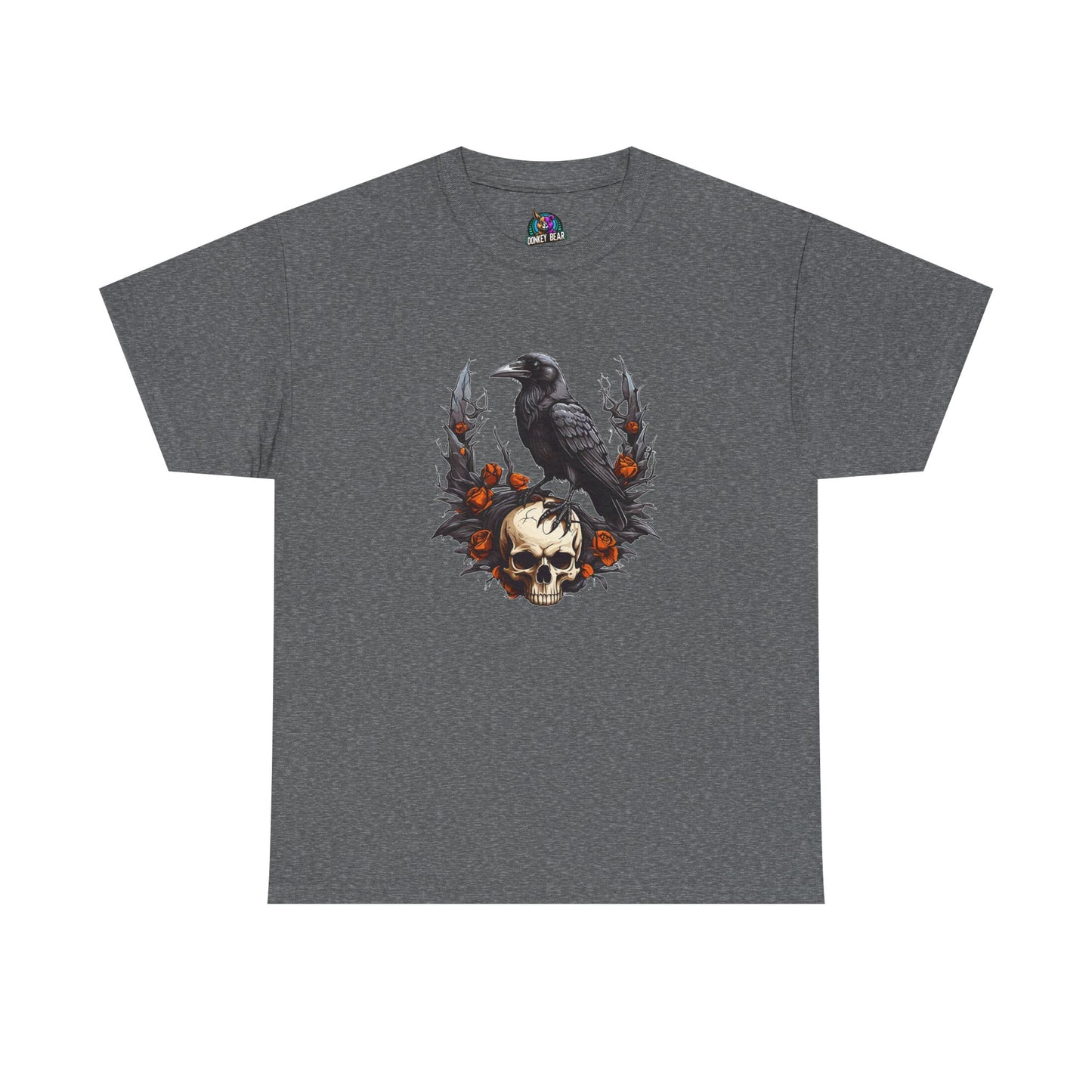 "Raven & Skull" T-Shirt – Mysterious, Dark, and Timeless 🖤
