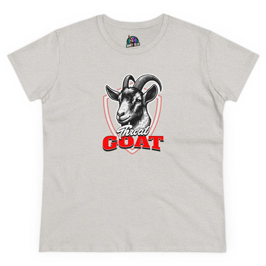 Throat Goat T-Shirt featuring goat graphic and bold text design.