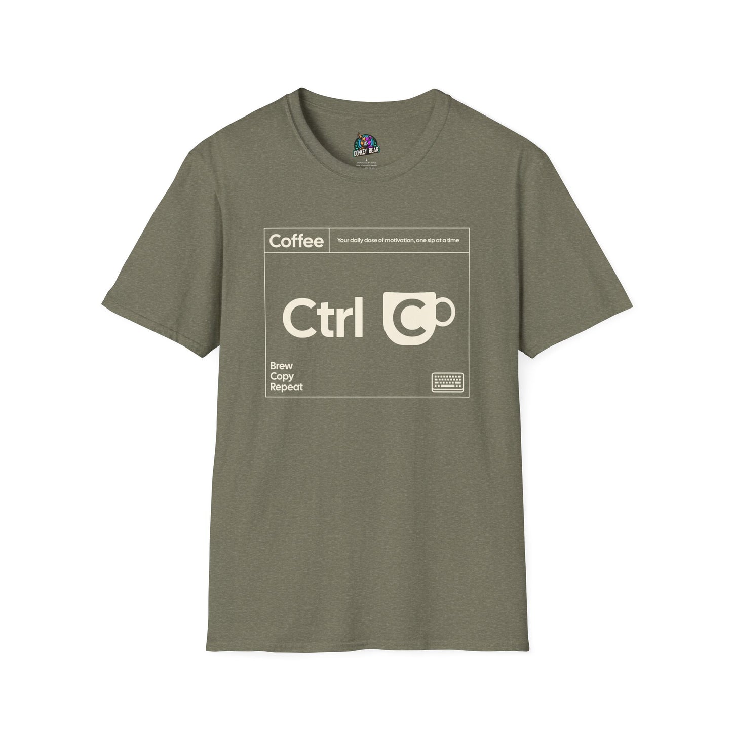 "Ctrl + C Coffee" T-Shirt – Copy, Paste, Caffeinate!