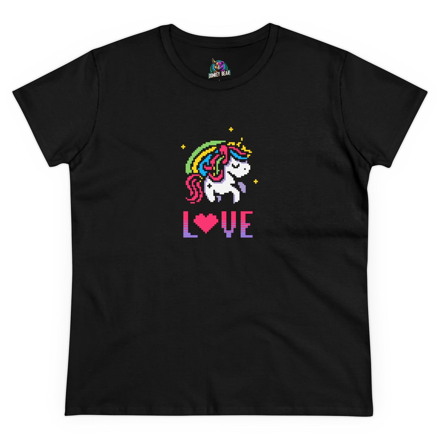 "Love 8-Bit Unicorn" T-Shirt – Retro Magic Meets Pixelated Perfection