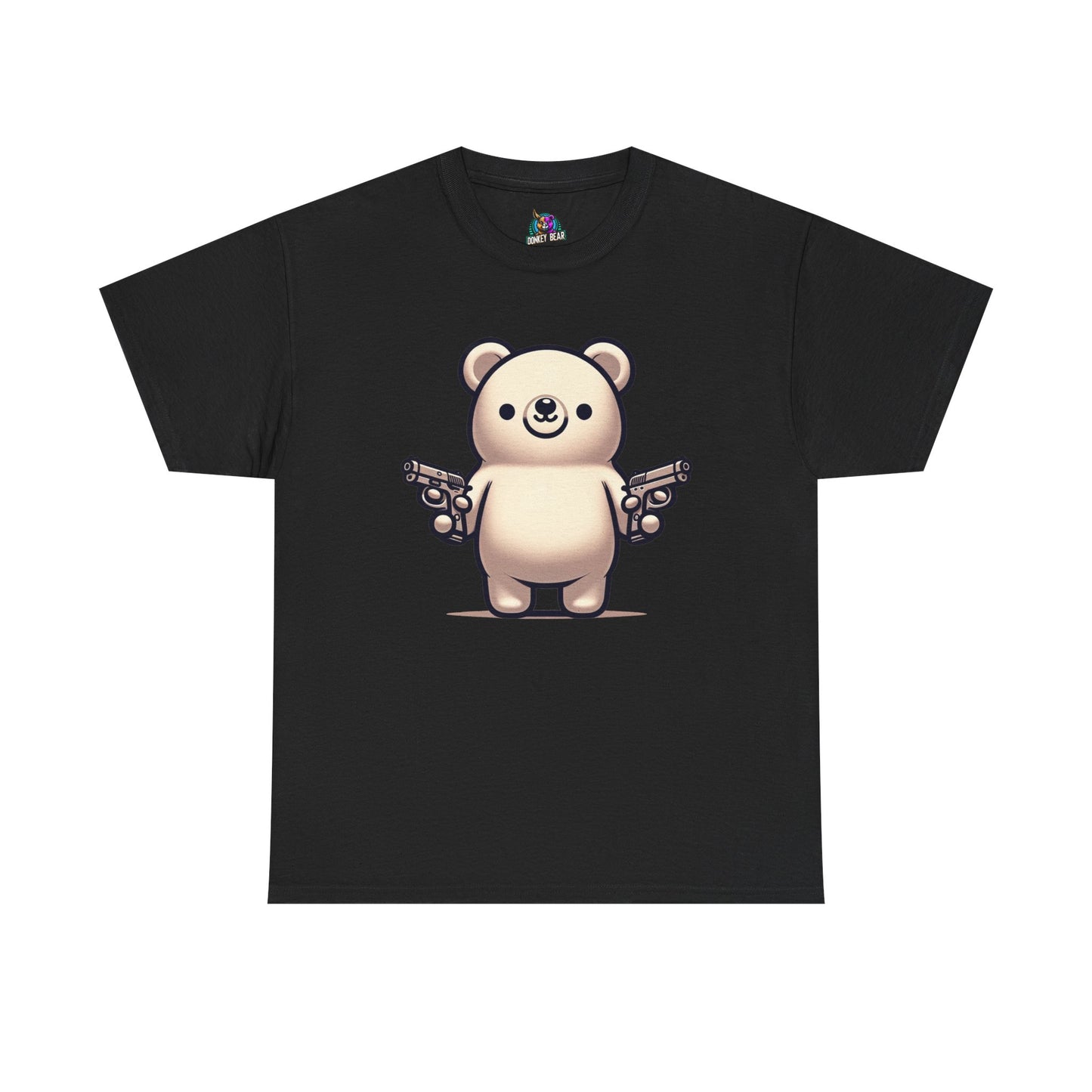 "Teddy with Attitude" T-Shirt – Cute, Cuddly, and Packing Heat