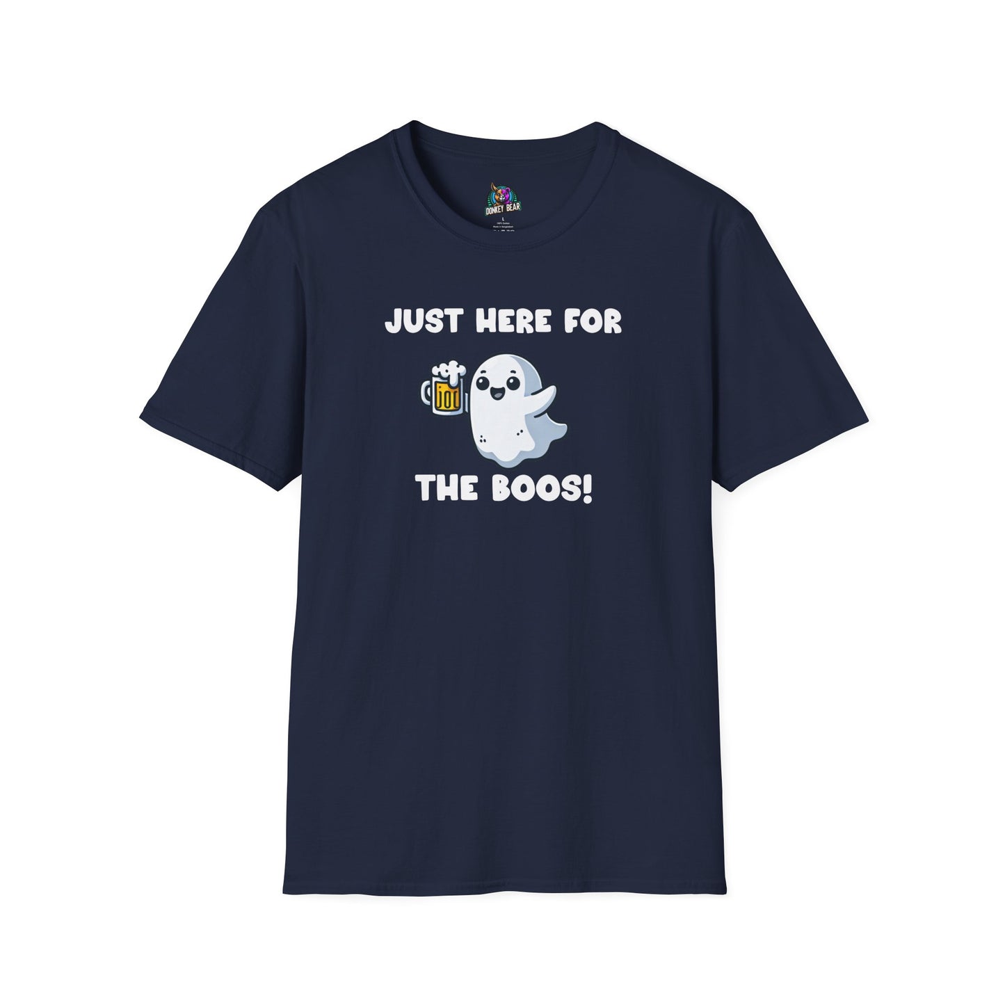 "Only Here for the Boos" T-Shirt – Spooky Sips & Ghostly Good Times