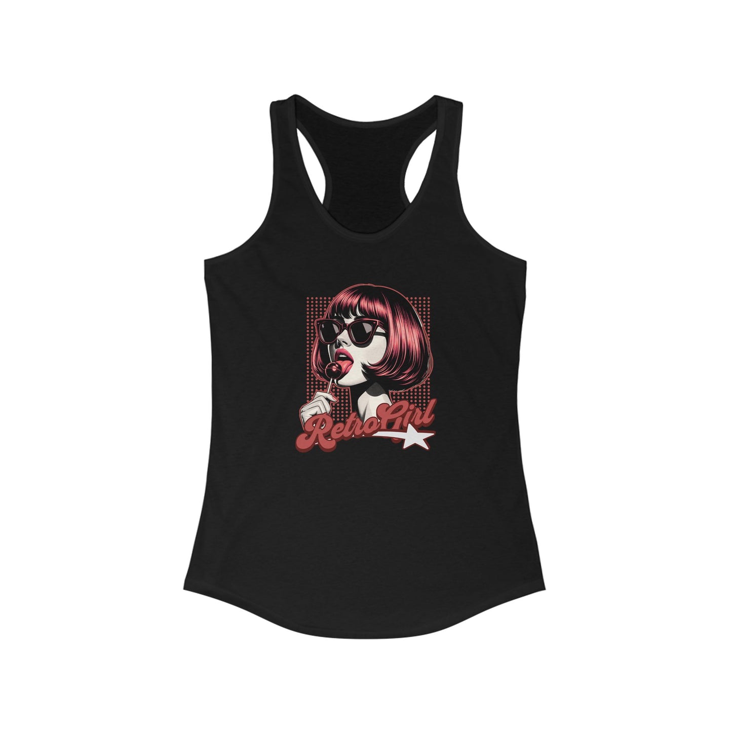 "Retro Girl" Tank Top – Vintage Vibes, Modern Style