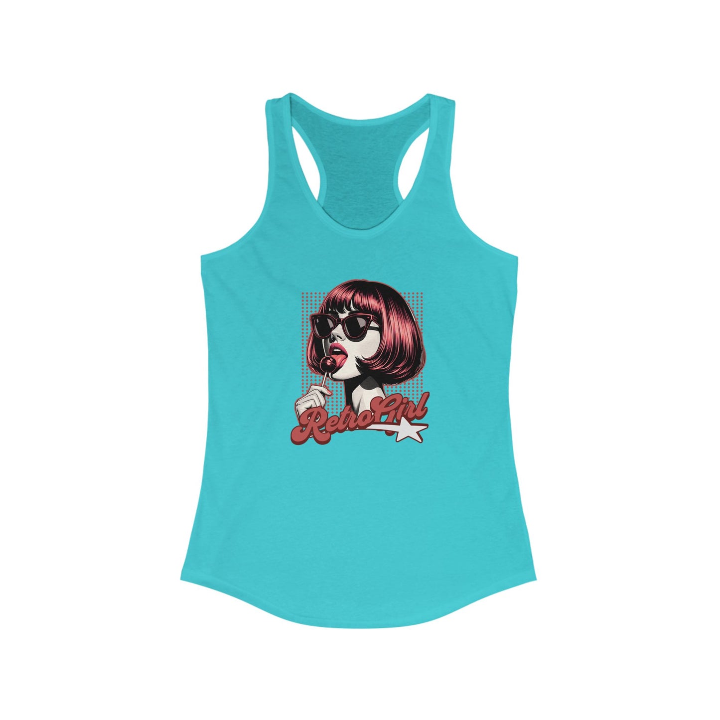 "Retro Girl" Tank Top – Vintage Vibes, Modern Style