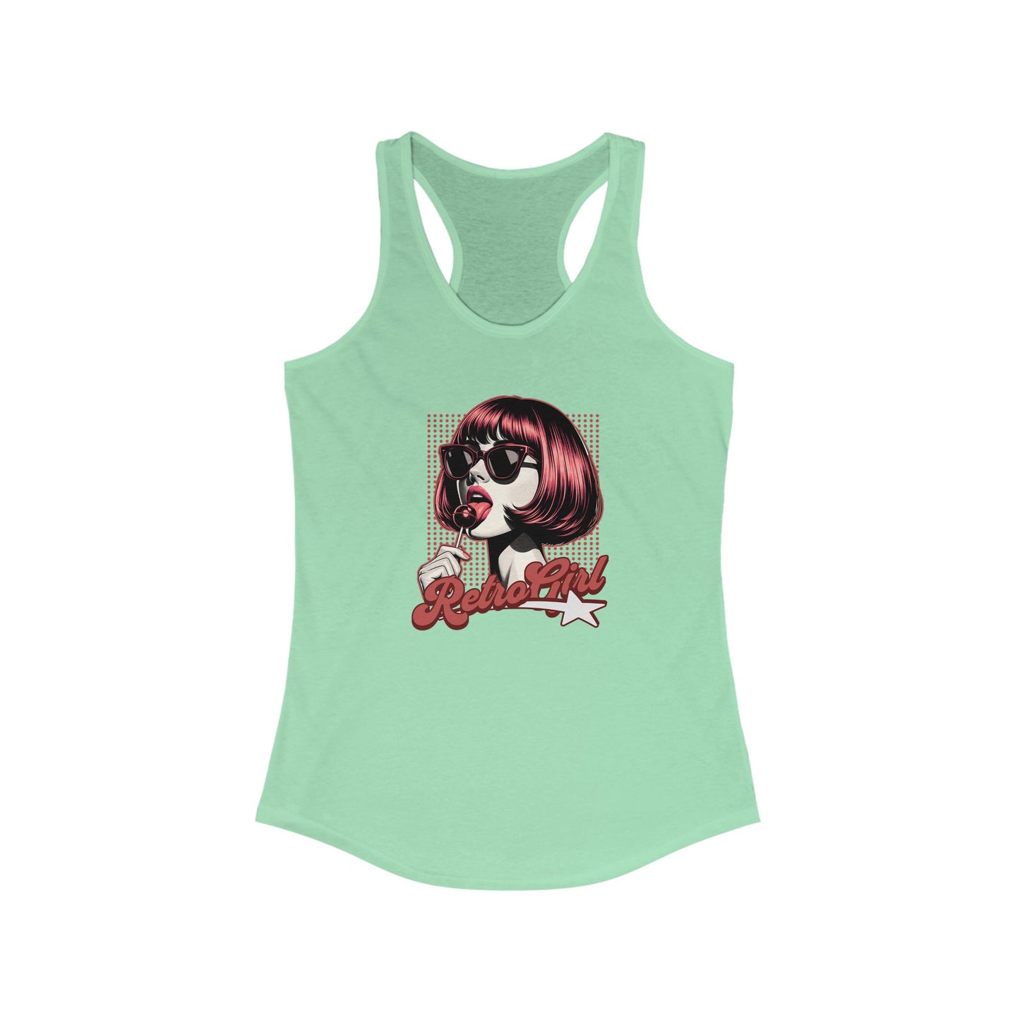 "Retro Girl" Tank Top – Vintage Vibes, Modern Style