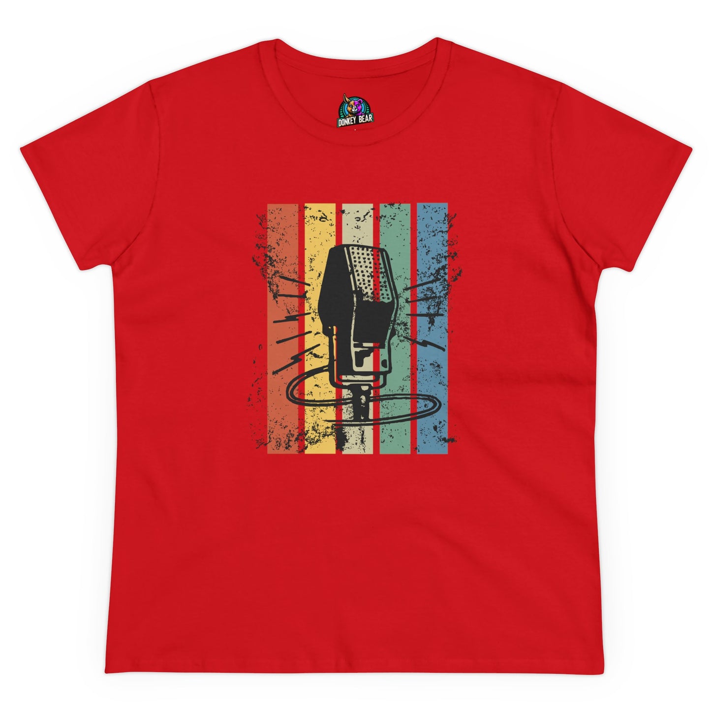 "Retro Mic" T-Shirt – Vintage Vibes, Timeless Sound