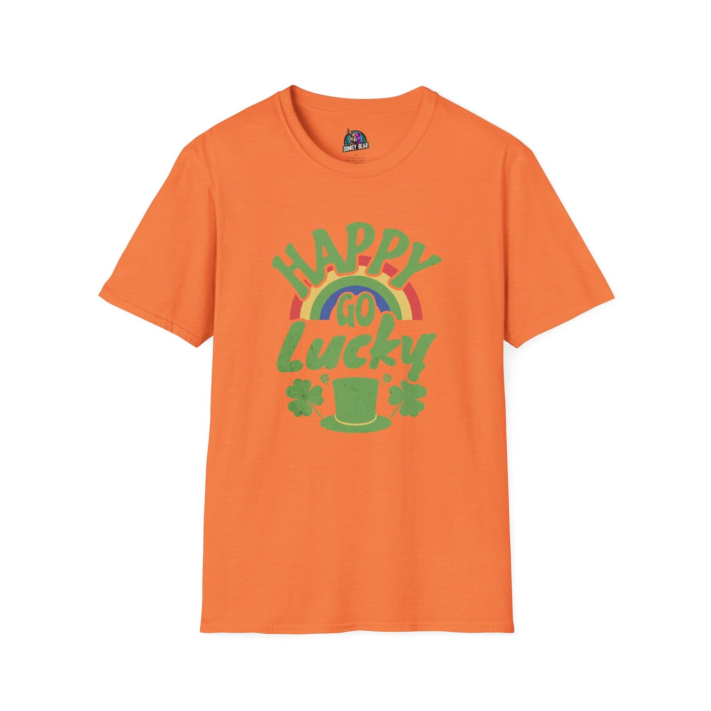 "Happy Go Lucky" St. Patrick’s Day T-Shirt – Wear Your Luck with Pride!