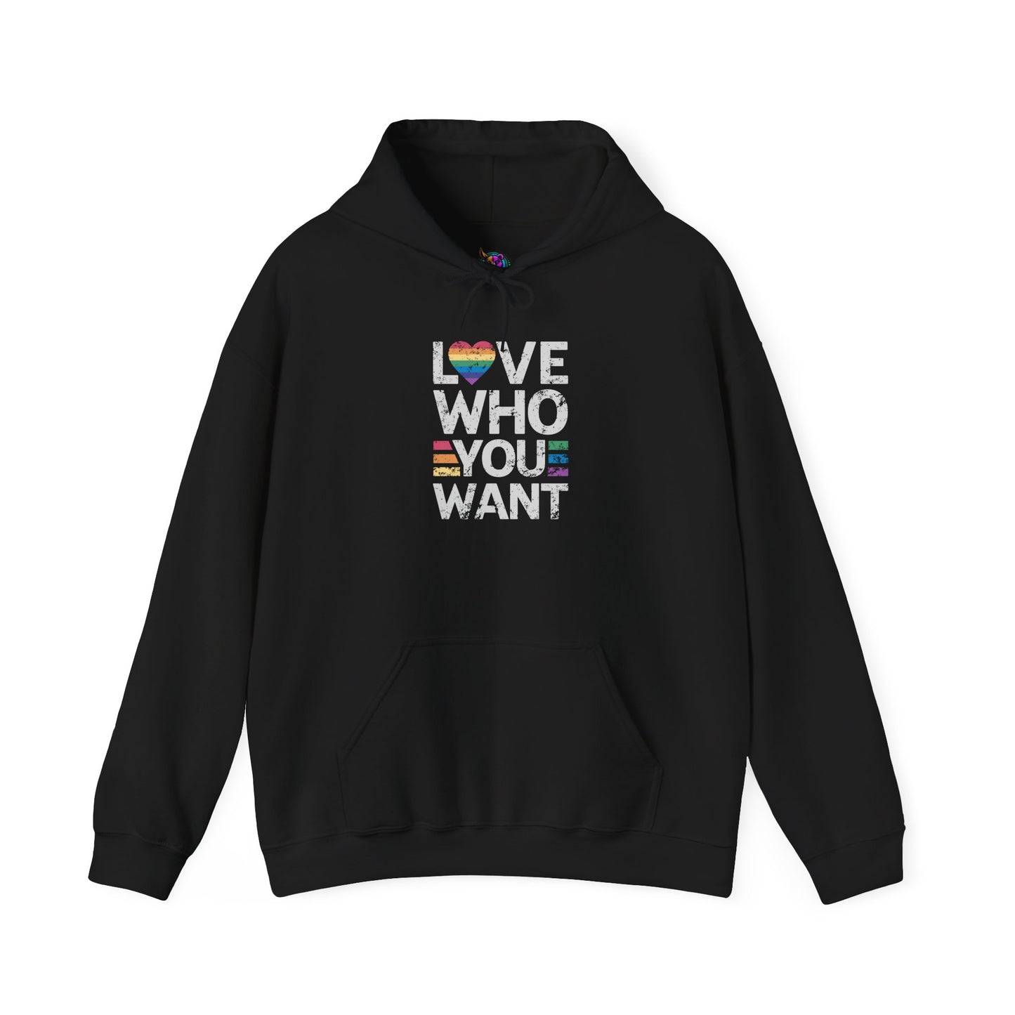 "Love Who You Want" Hoodie – Wear Your Pride, Own Your Love