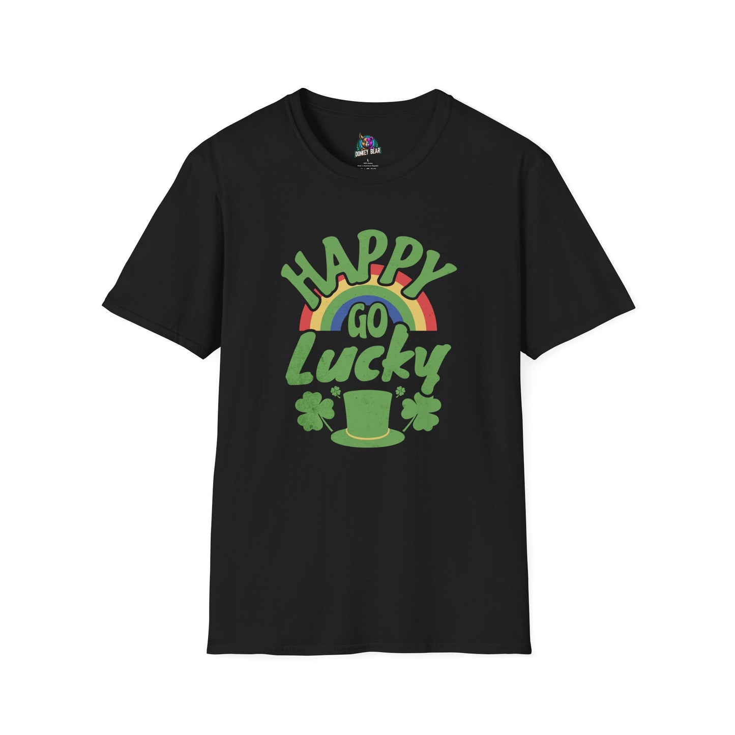 "Happy Go Lucky" St. Patrick’s Day T-Shirt – Wear Your Luck with Pride!